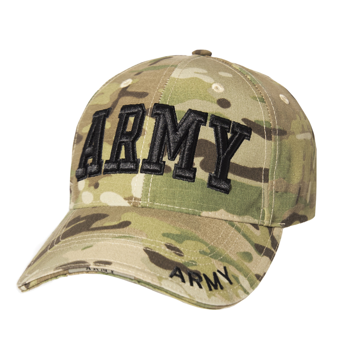 Rothco Deluxe Army Embroidered Low Profile Insignia Cap - Color : MultiCam
