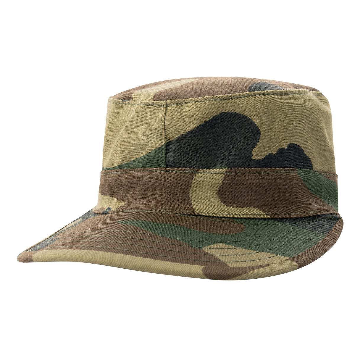 Rothco Kids Military Fatigue Cap - Woodland Camo - Head Size : L