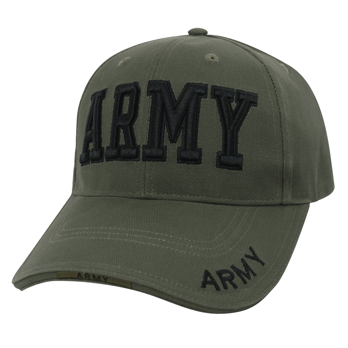 Rothco Deluxe Army Embroidered Low Profile Insignia Cap - Color : Olive Drab