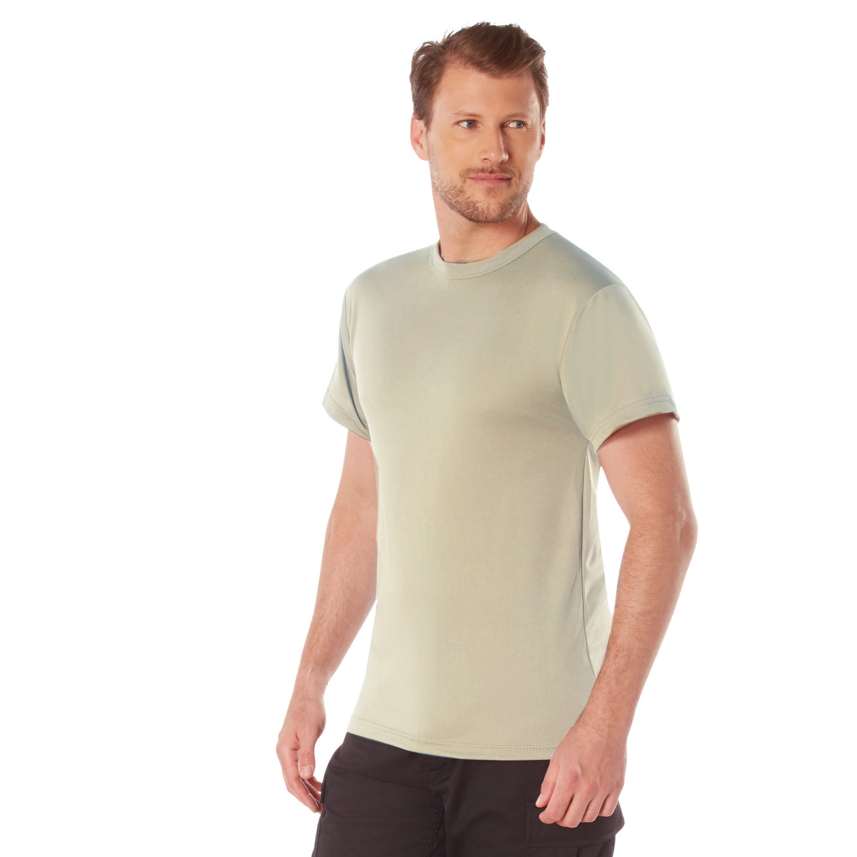 Rothco Quick Dry Moisture Wicking T-Shirt - Color : Desert Tan, Size : 2XL