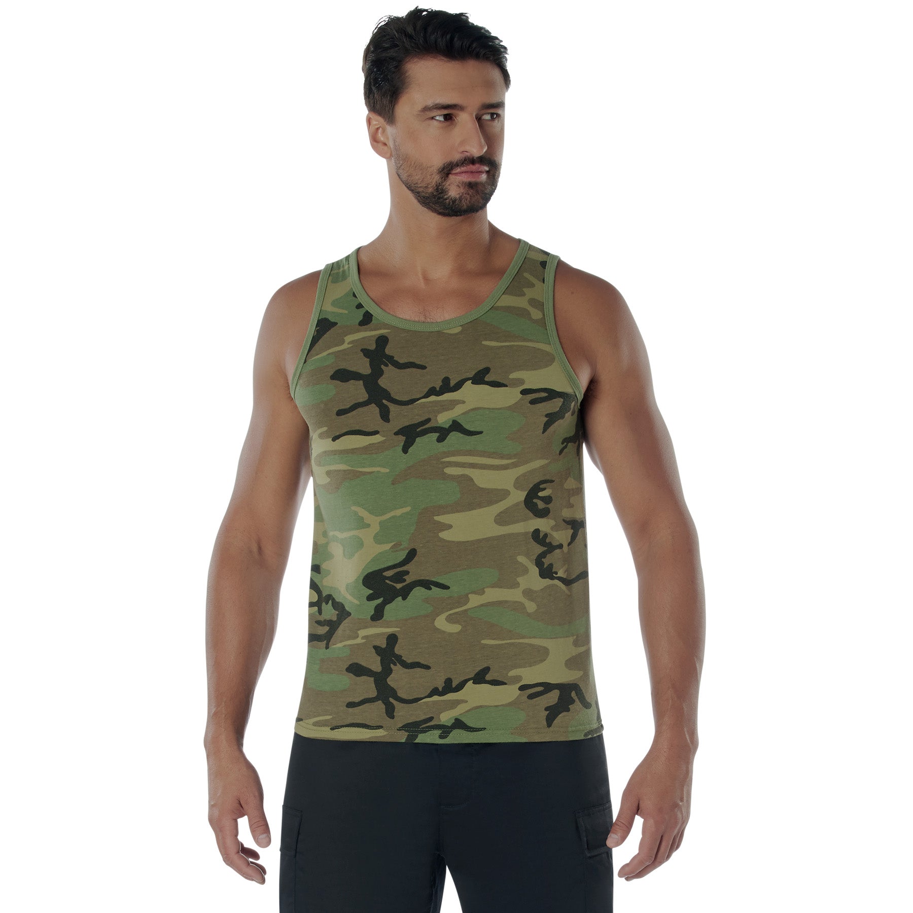 Rothco Vintage Woodland Camo Tank Top - Size : 2XL