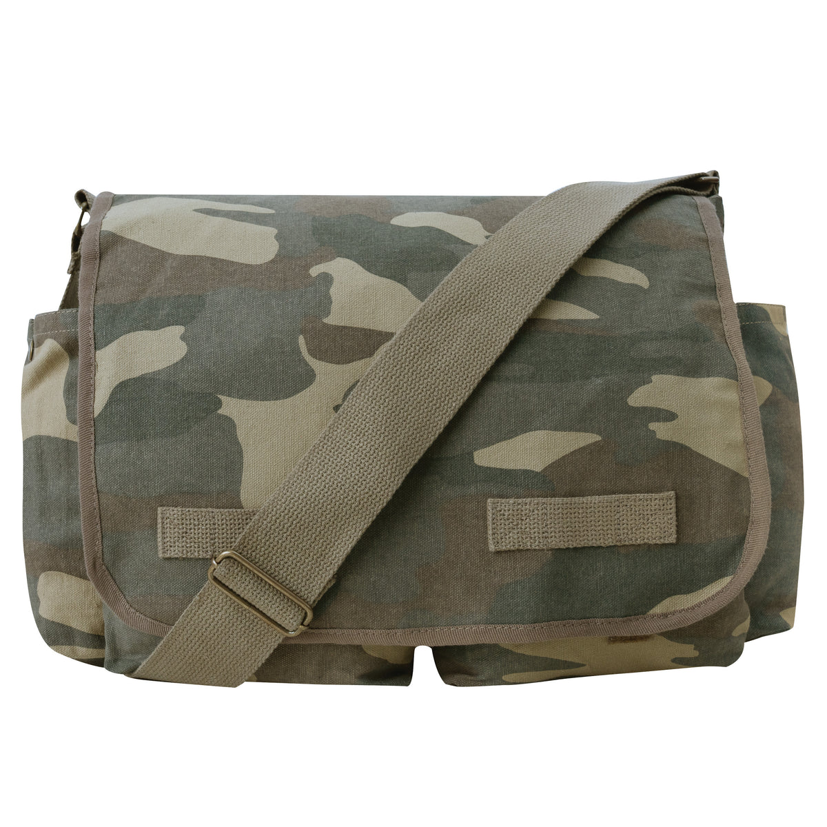 Rothco Classic Canvas Messenger Bag - Color : Woodland Camo
