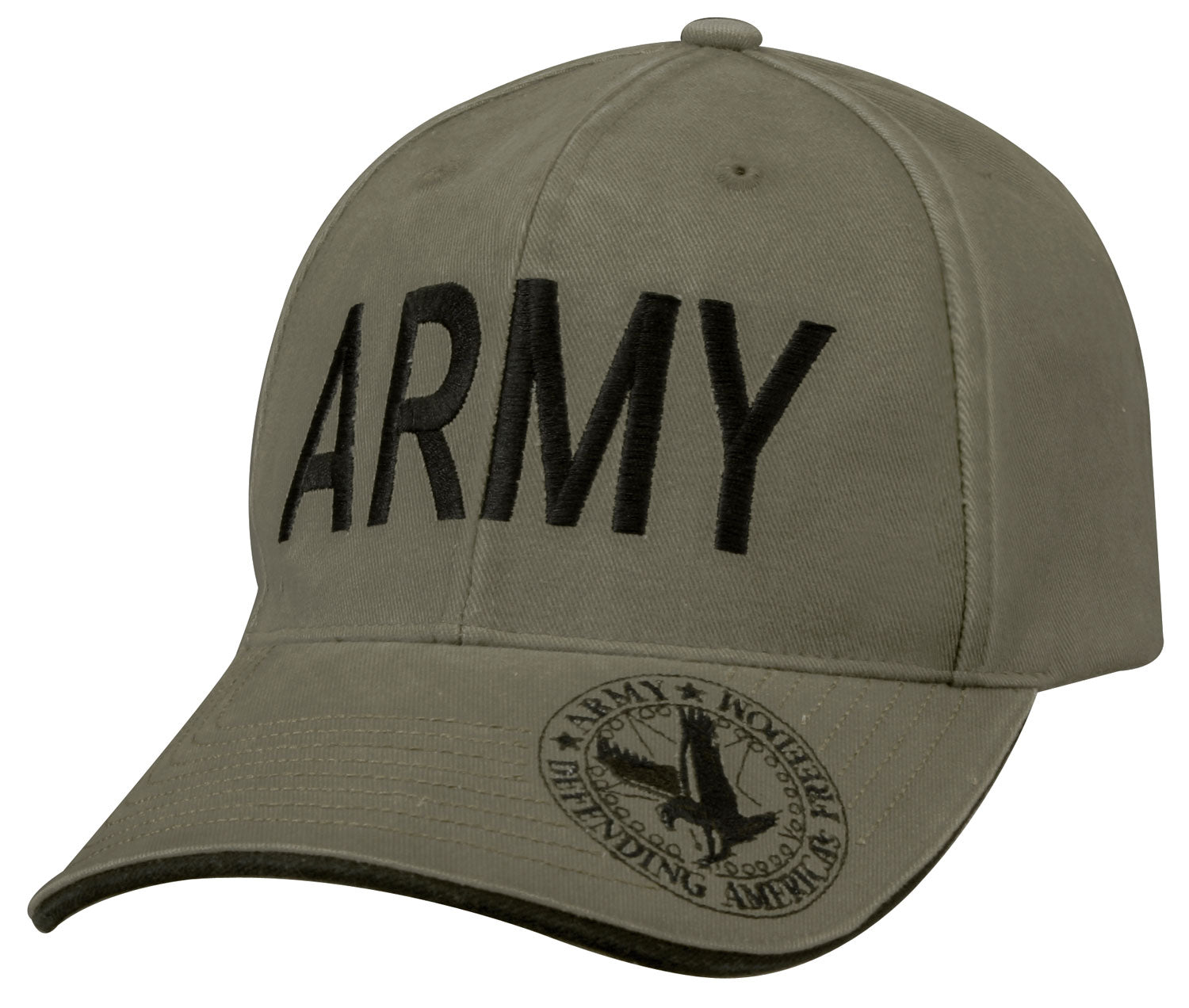 Rothco Vintage Deluxe Army Low Profile Insignia Cap - Color : Olive Drab