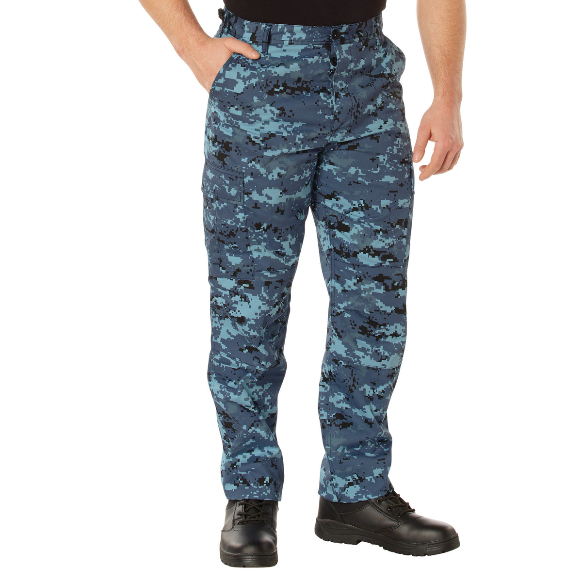 Rothco Digital Camo Tactical BDU Pants - Color : Sky Blue Digital Camo, Size : 2XL