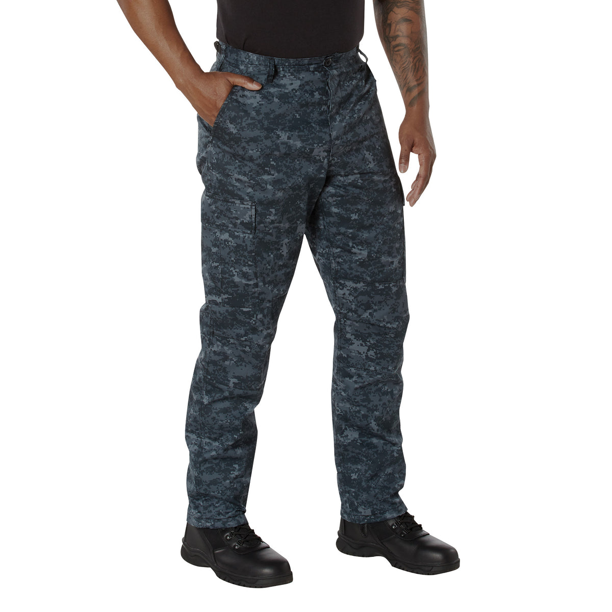 Rothco Digital Camo Tactical BDU Pants - Color : Midnight Digital Camo, Size : 3XL