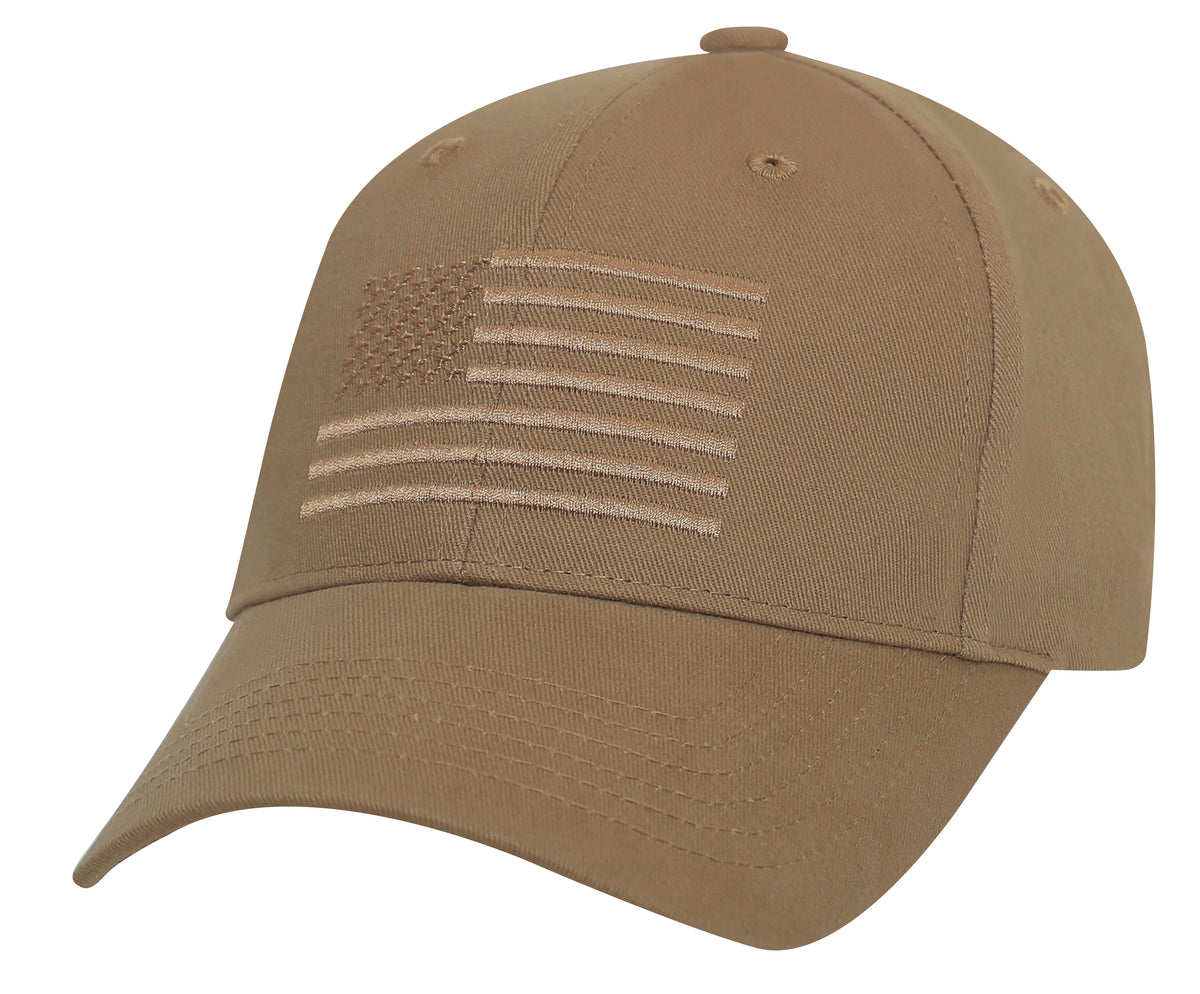 Rothco U.S. Flag Low Profile Cap - Color : Coyote Brown