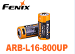 Fenix ARB-L16-700UP – 700mAh 16340 Power Battery with Micro-USB Charging Port