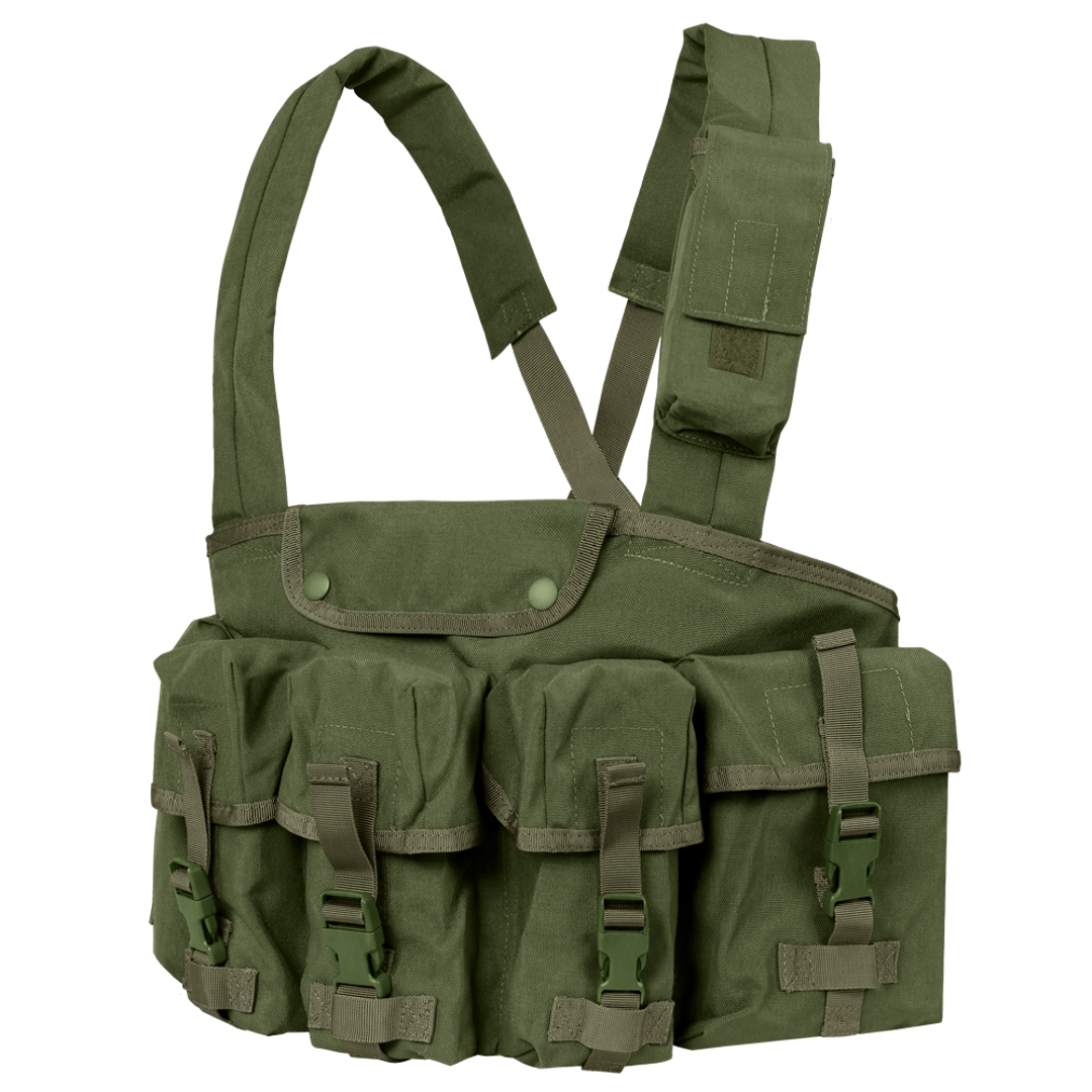 Harnais de poitrine Condor — 7-Pocket Chest Rig — Vert olive