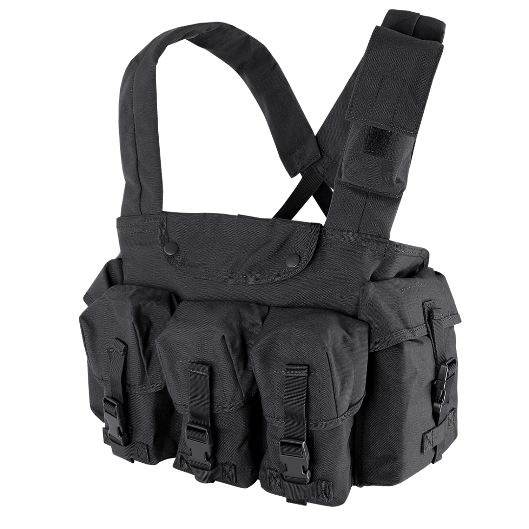 Harnais de poitrine Condor — 7-Pocket Chest Rig — Noir