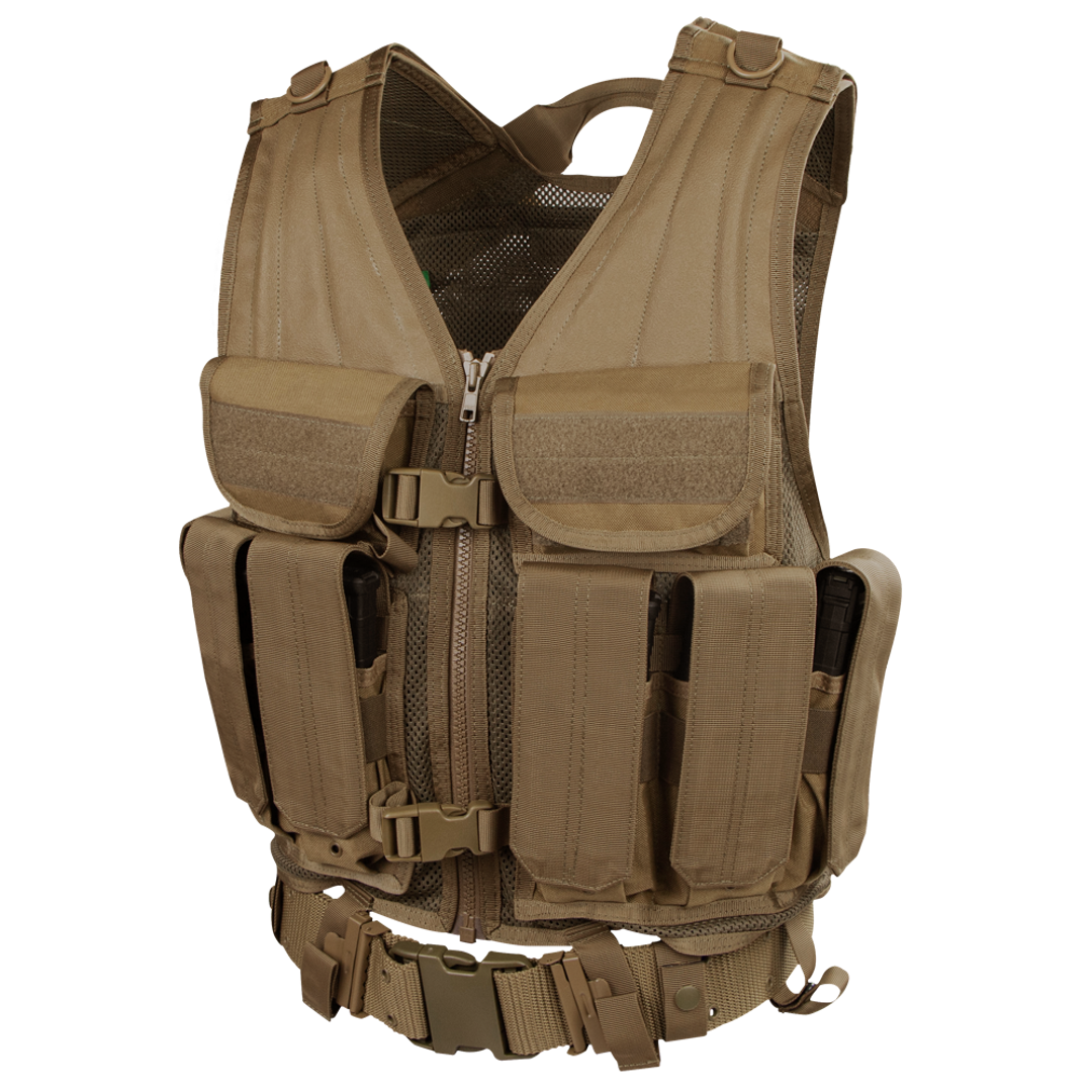 Équipement tactique Condor — Elite Tactical Vest — Brun coyote