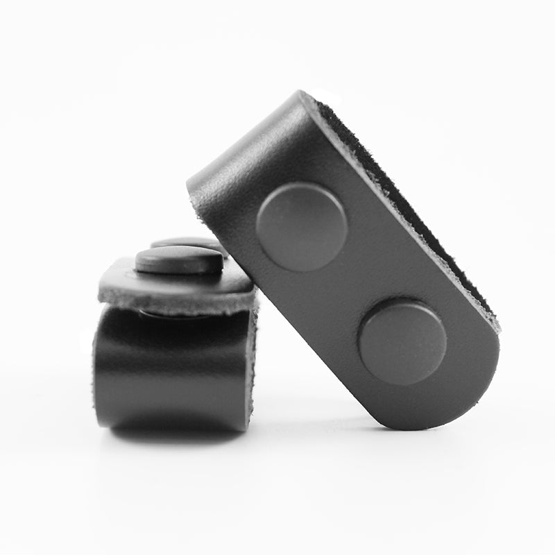 100% LEATHER BELT KEEPERS SET OF 2 FOR 2" Duty Belt 1" WIDE