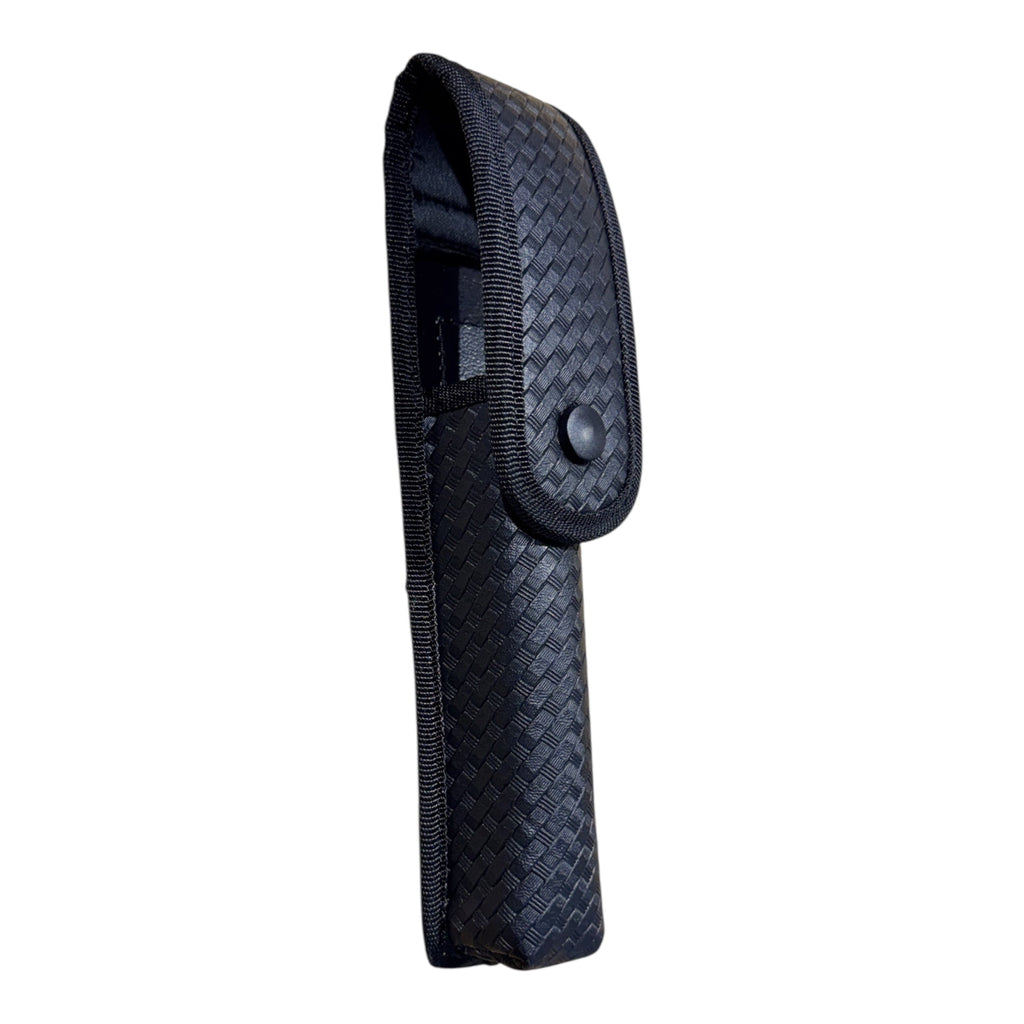 RETRACTABLE BATON POUCH , ASP 9 1/2 (26) WITH FLAP "BASKETWEAVE"