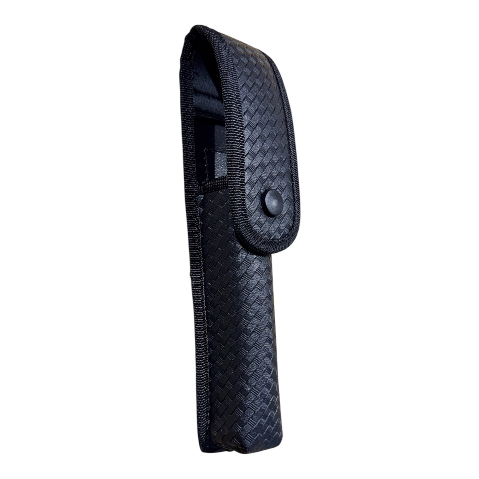 RETRACTABLE BATON POUCH , ASP 9 1/2 (26) WITH FLAP "BASKETWEAVE"