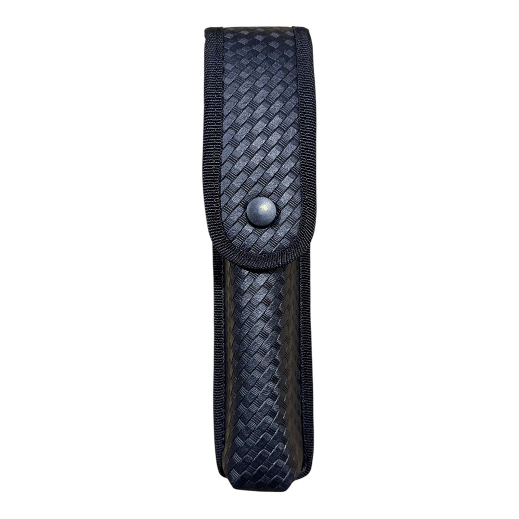 RETRACTABLE BATON POUCH , ASP 9 1/2 (26) WITH FLAP "BASKETWEAVE"