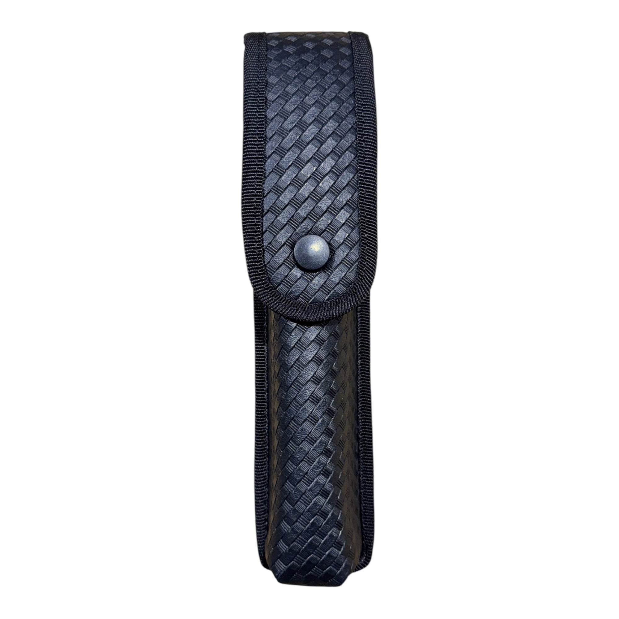 RETRACTABLE BATON POUCH , ASP 9 1/2 (26) WITH FLAP "BASKETWEAVE"