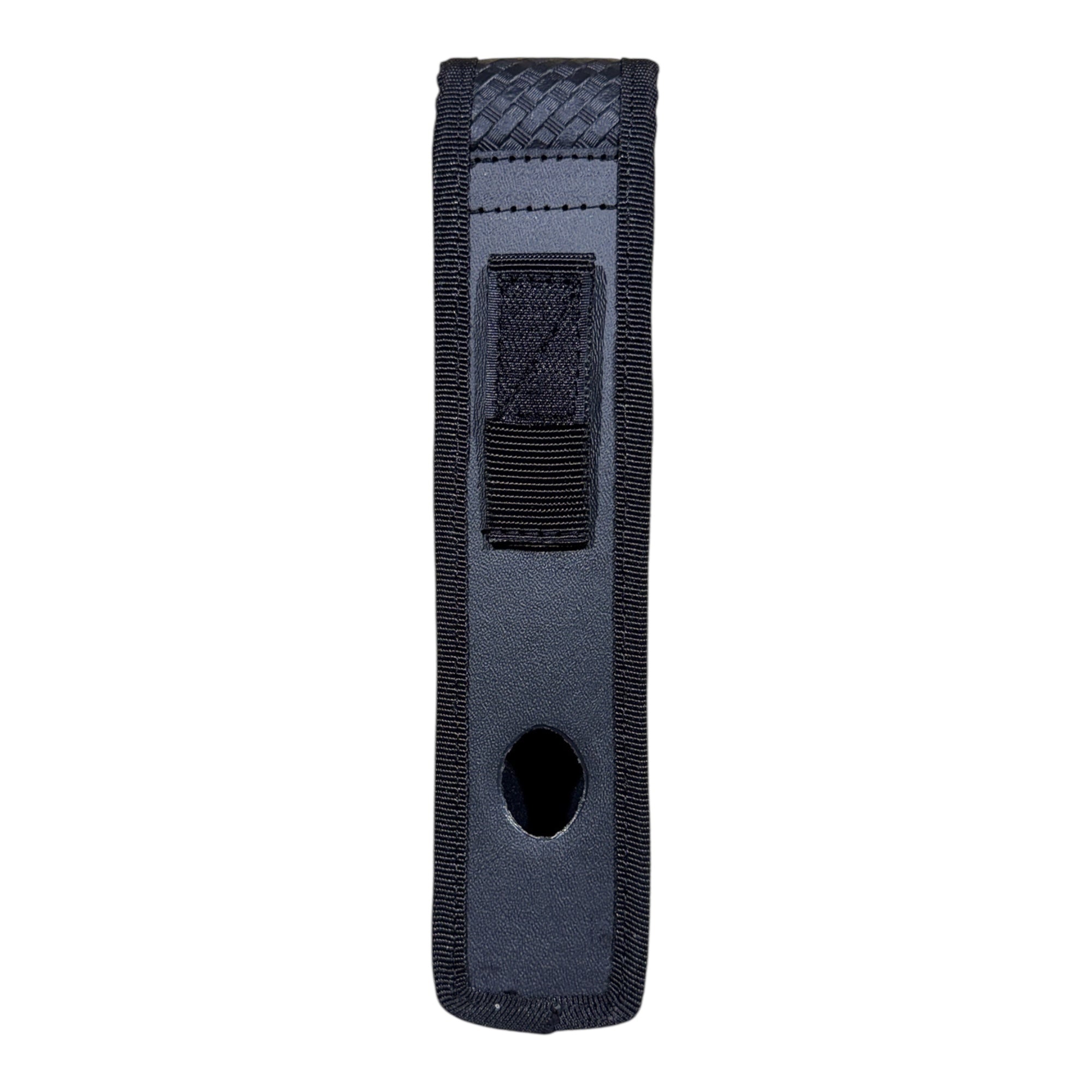 RETRACTABLE BATON POUCH , ASP 9 1/2 (26) WITH FLAP "BASKETWEAVE"