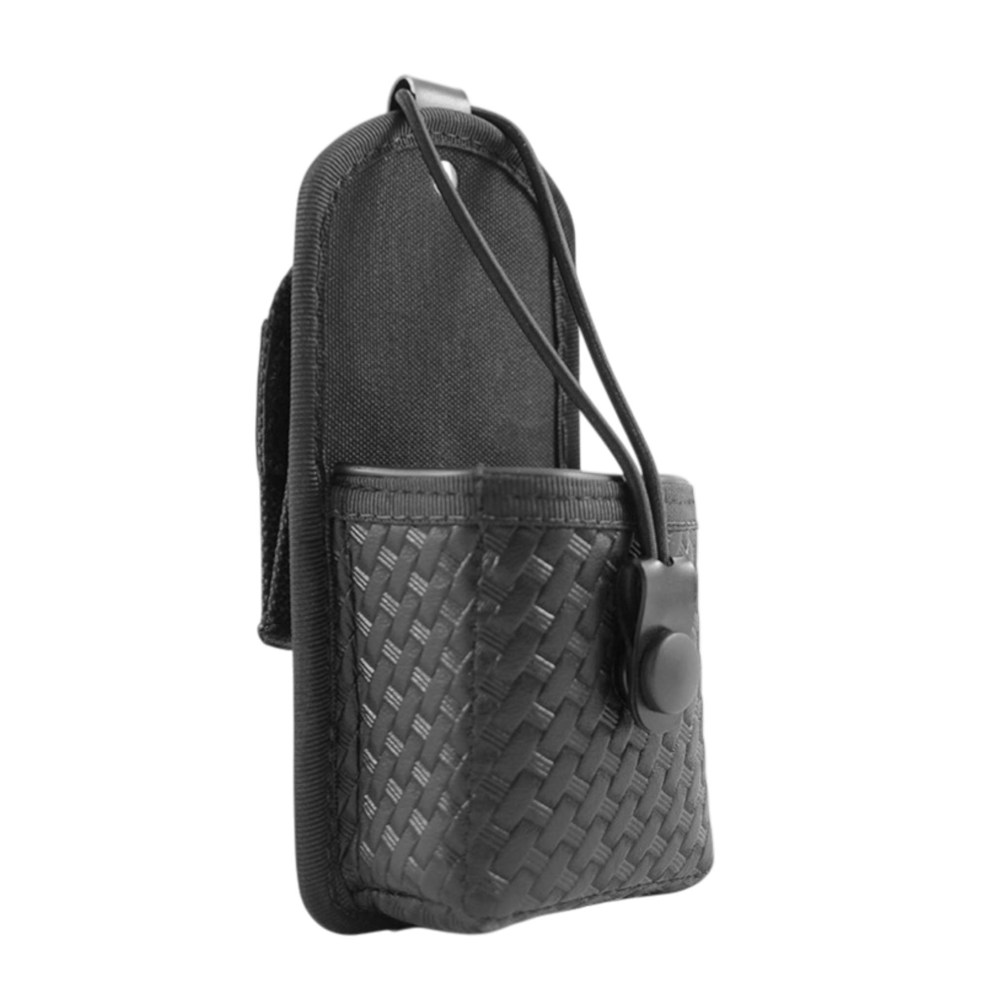 UNIVERSAL RADIO CASE  W/ OPEN BELT LOOP BASKETWEAVE