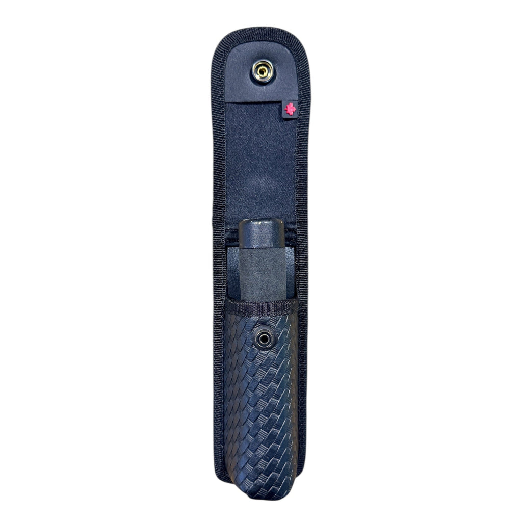 6.25" ASP COLLAPSIBLE BATON HOLDER WITH FLAP "BASKETWEAVE"