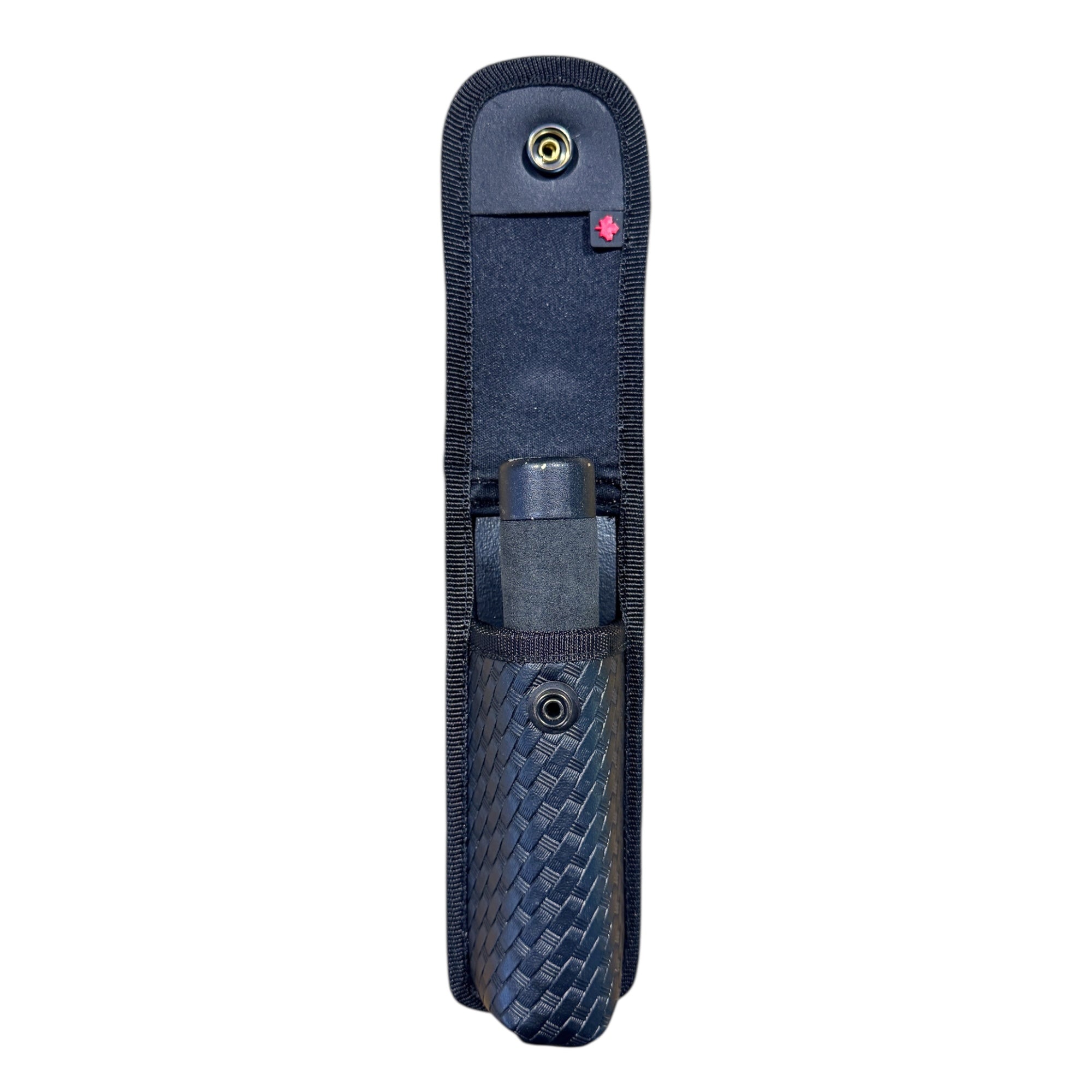 6.25" ASP COLLAPSIBLE BATON HOLDER WITH FLAP "BASKETWEAVE"