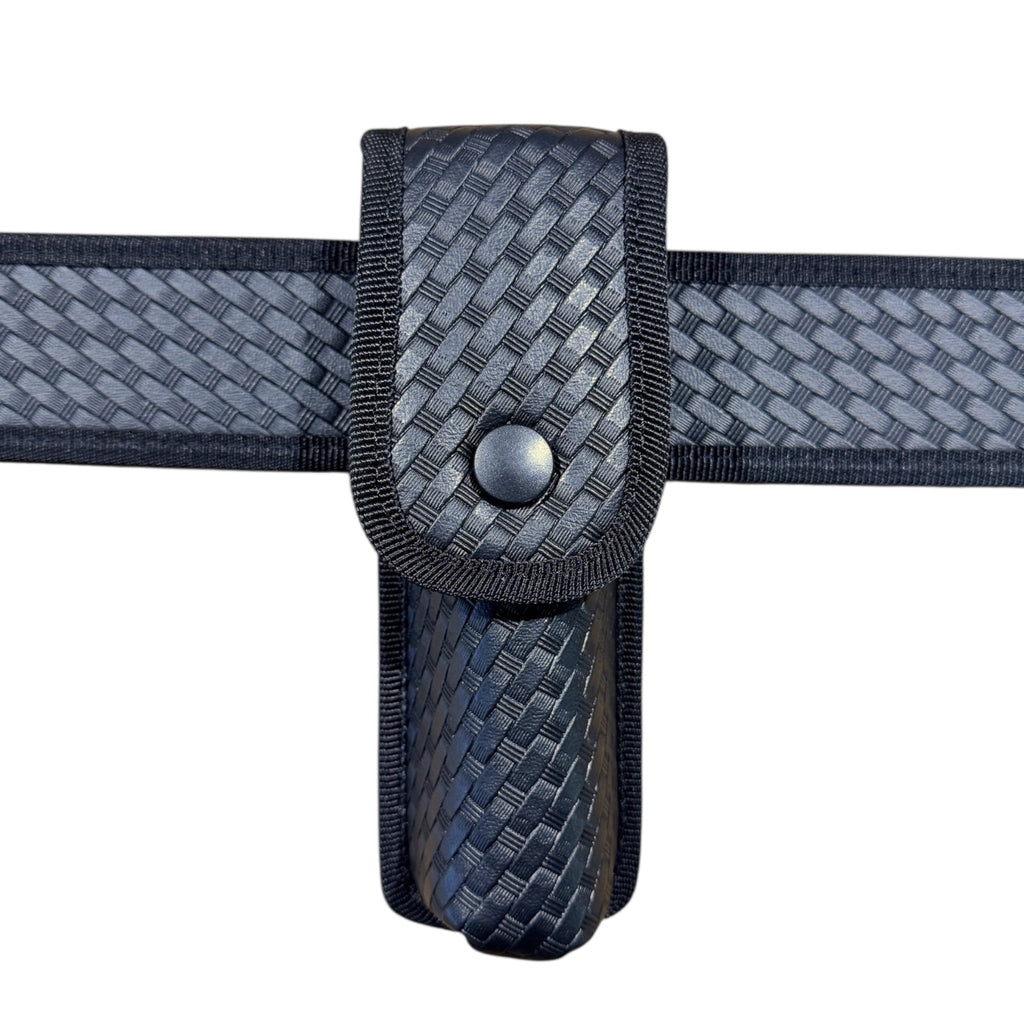 6.25" ASP COLLAPSIBLE BATON HOLDER WITH FLAP "BASKETWEAVE"