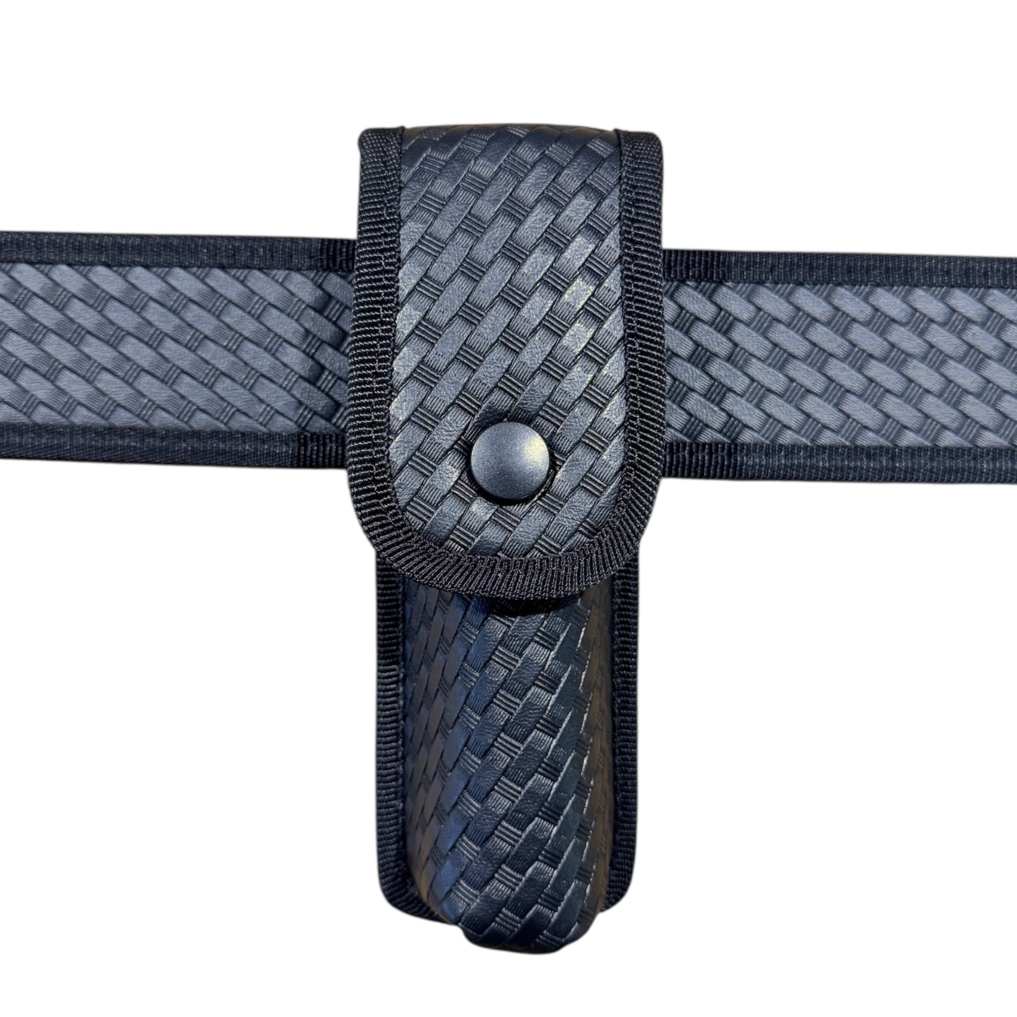 6.25" ASP COLLAPSIBLE BATON HOLDER WITH FLAP "BASKETWEAVE"