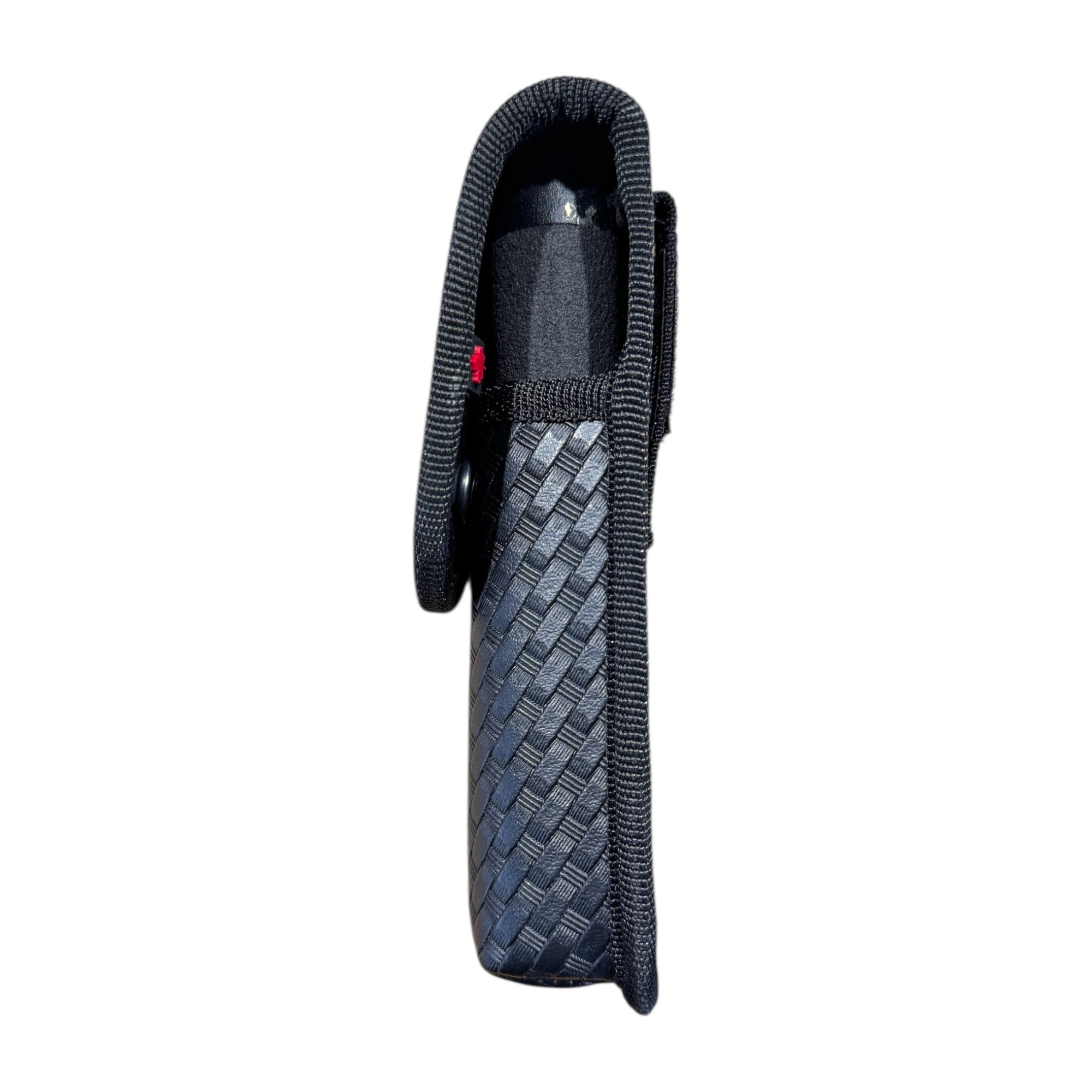 6.25" ASP COLLAPSIBLE BATON HOLDER WITH FLAP "BASKETWEAVE"