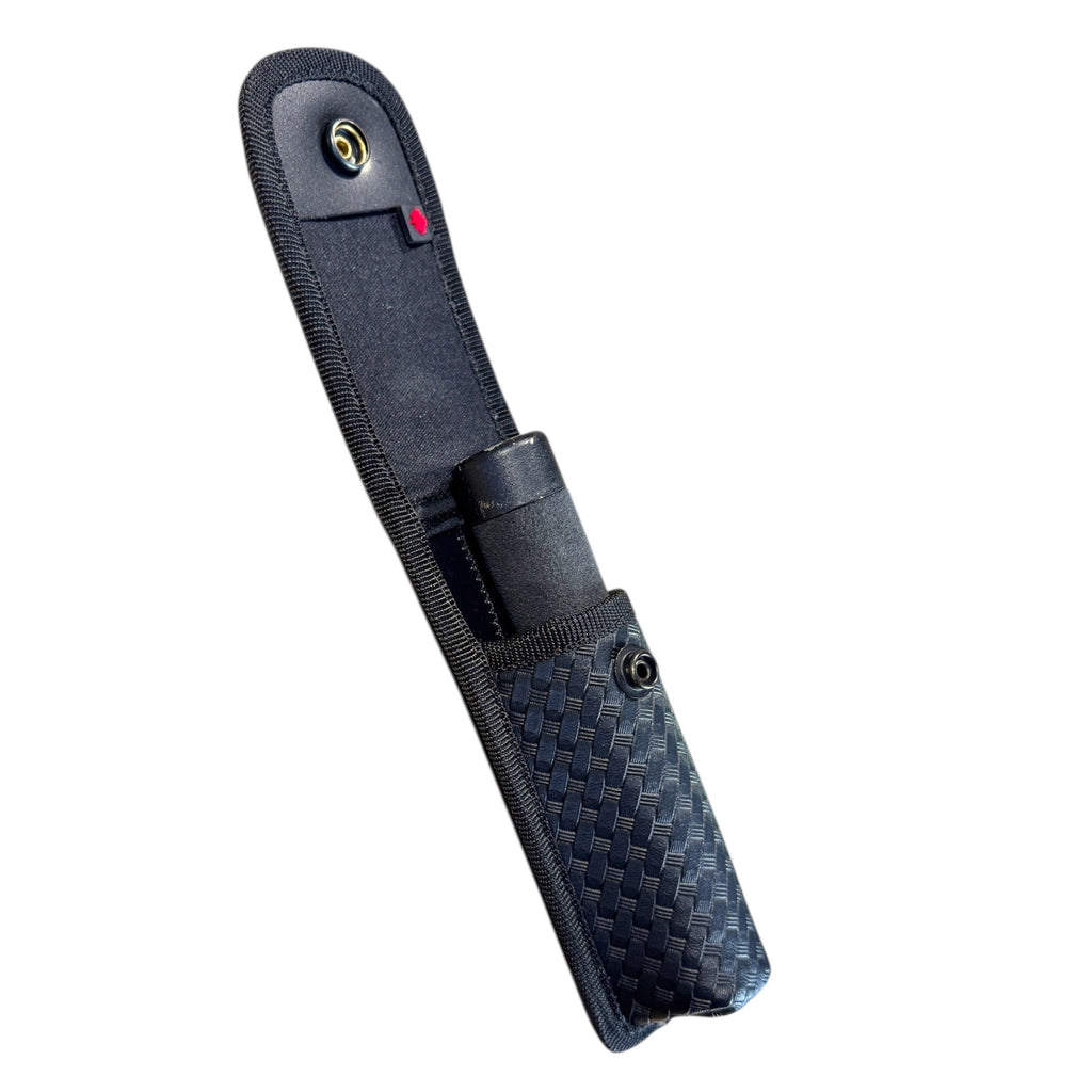 6.25" ASP COLLAPSIBLE BATON HOLDER WITH FLAP "BASKETWEAVE"