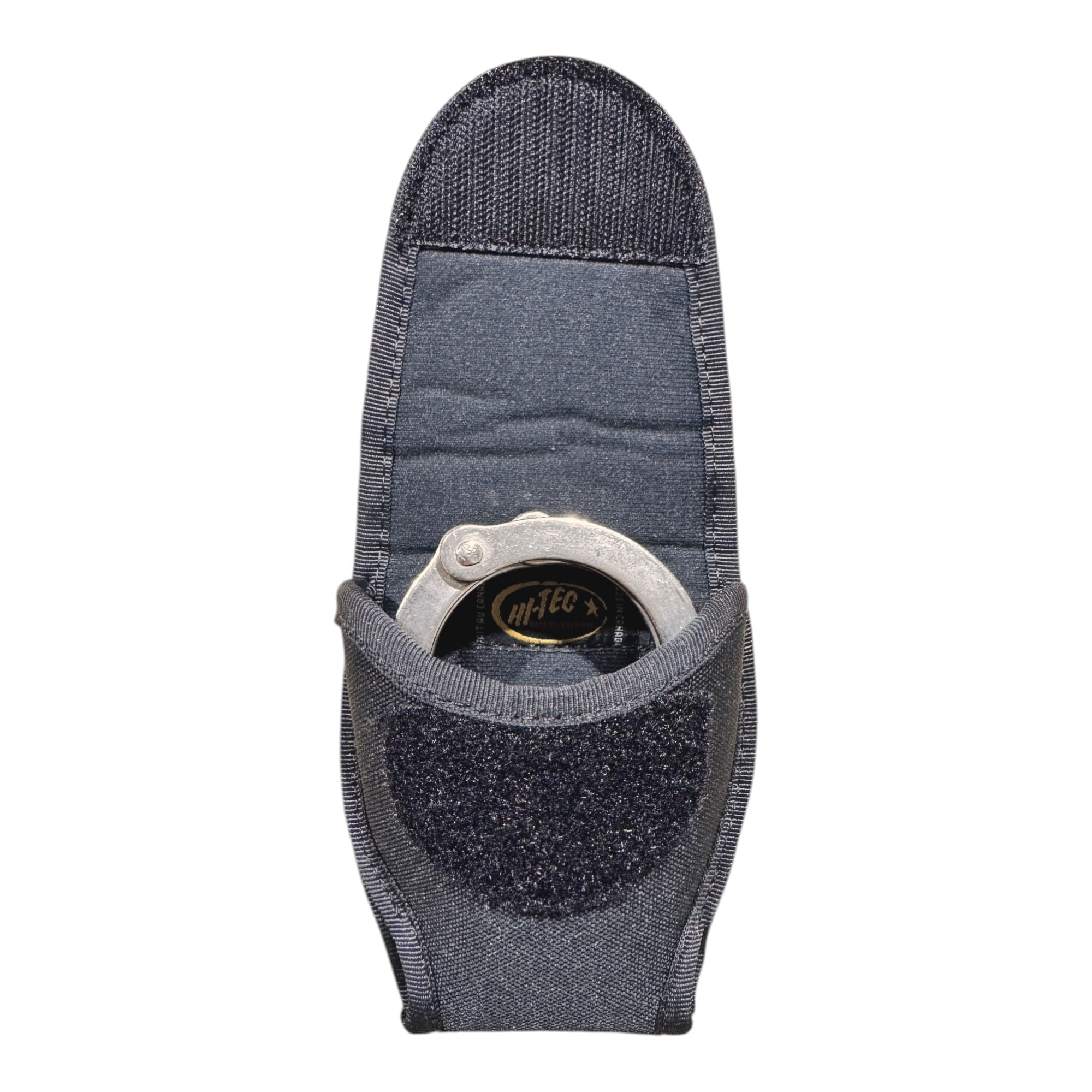 HANDCUFF CASE WITH CLOSED BELT LOOP AND VELCRO FLAP CLOSURE