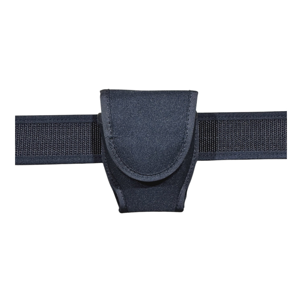 HANDCUFF CASE WITH CLOSED BELT LOOP AND VELCRO FLAP CLOSURE
