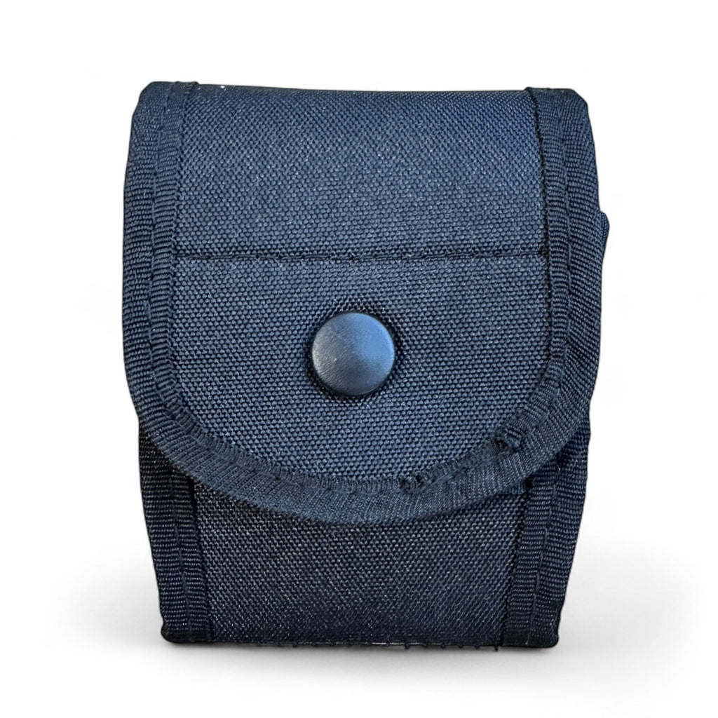MOLLE LOC-STICK COMPACT HANDCUFF POUCH W/ VELCRO FLAP AND SNAP CLOSURE