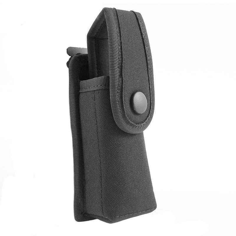 MOLLE LOC-STICK POUCH FOR SINGLE 9MM MAGAZINE W/ ADJUSTABLE FLAP FOR 12 TO 15 CASING MAGS