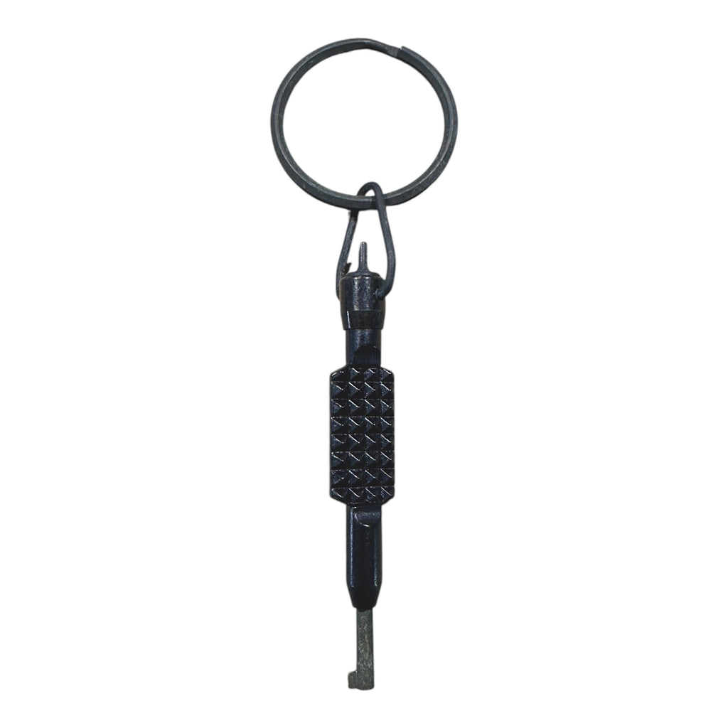 Metal Handcuff Key - Flat Grip with Swivel and Key Ring