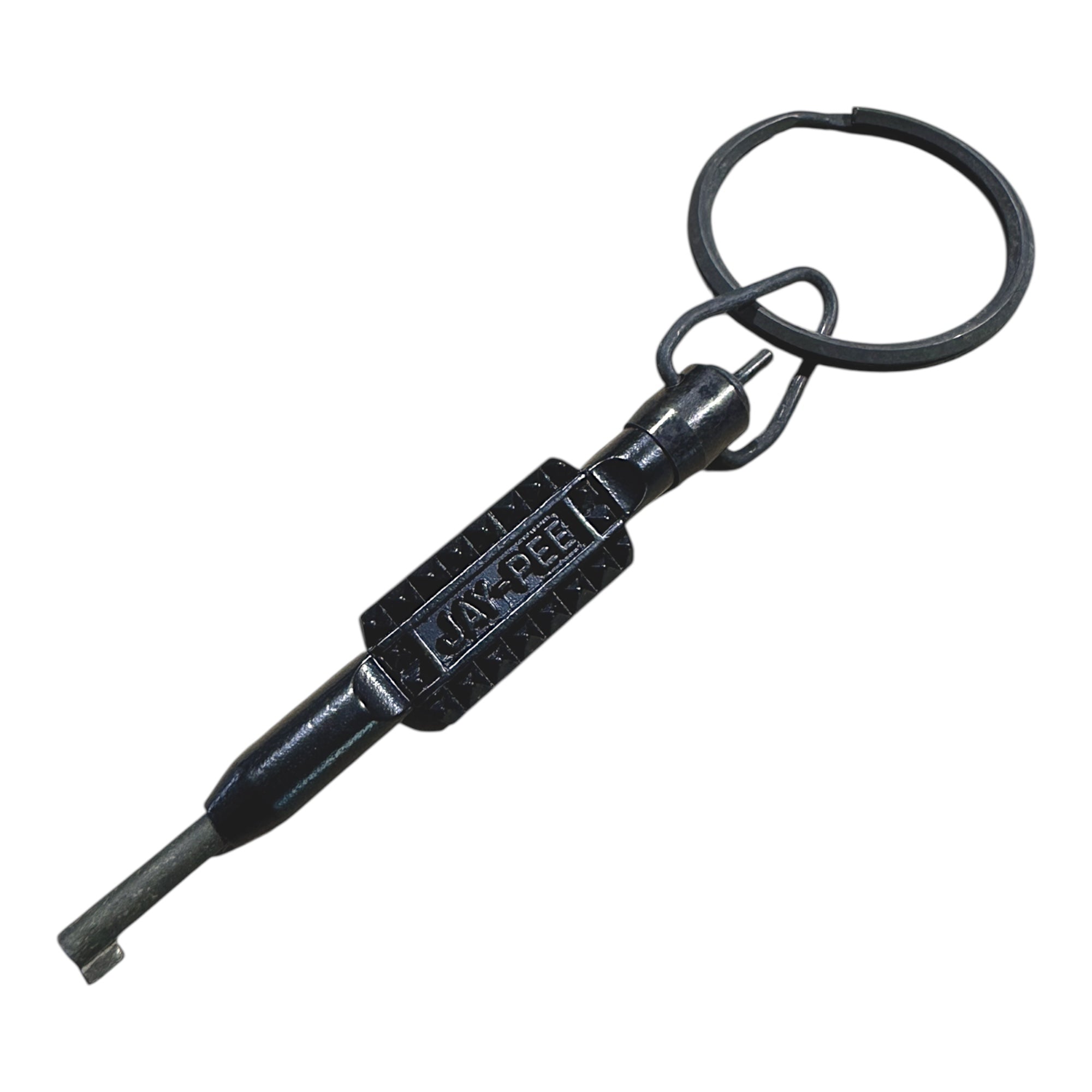 Metal Handcuff Key - Flat Grip with Swivel and Key Ring