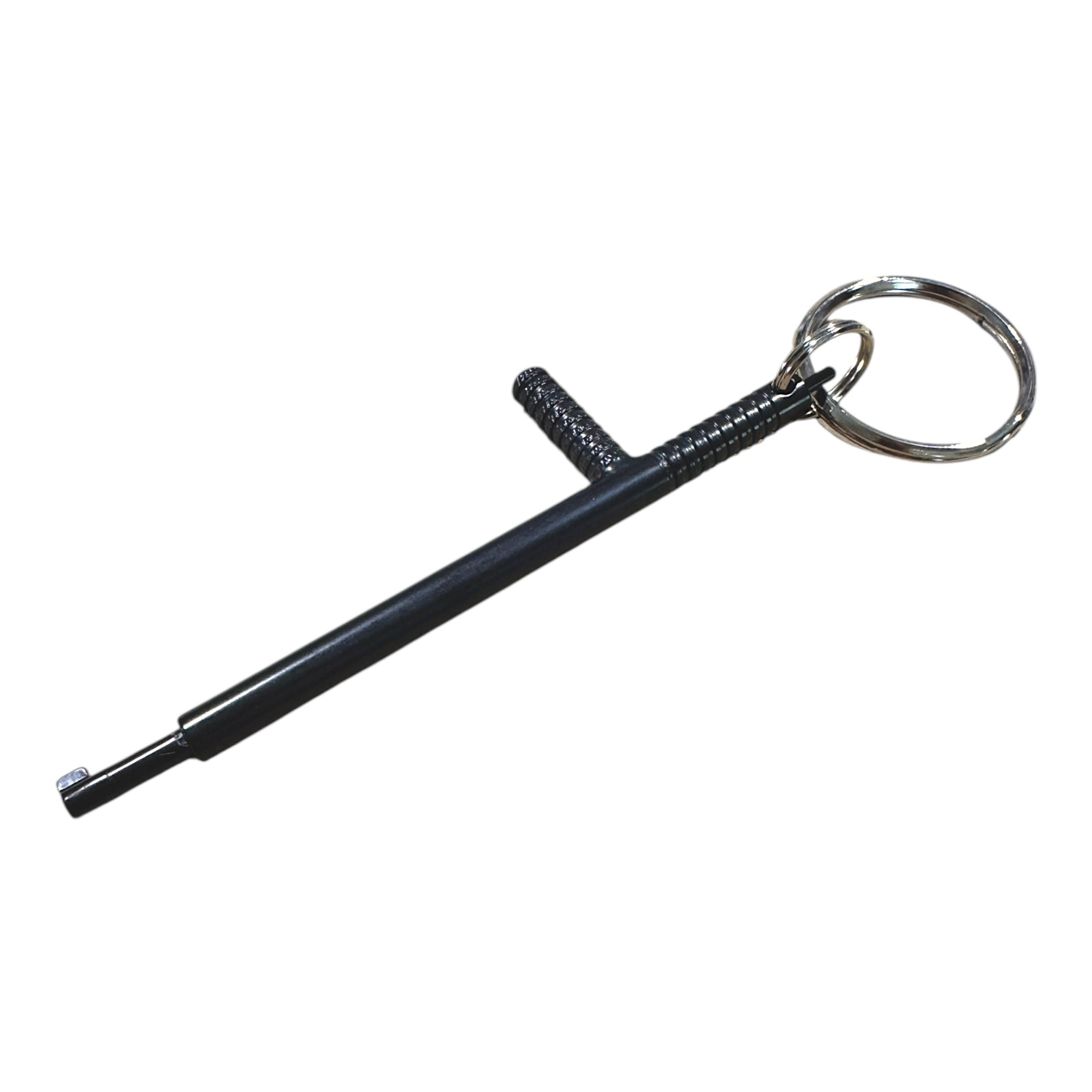 Metal Handcuff Key - Baton Shape with Key Ring