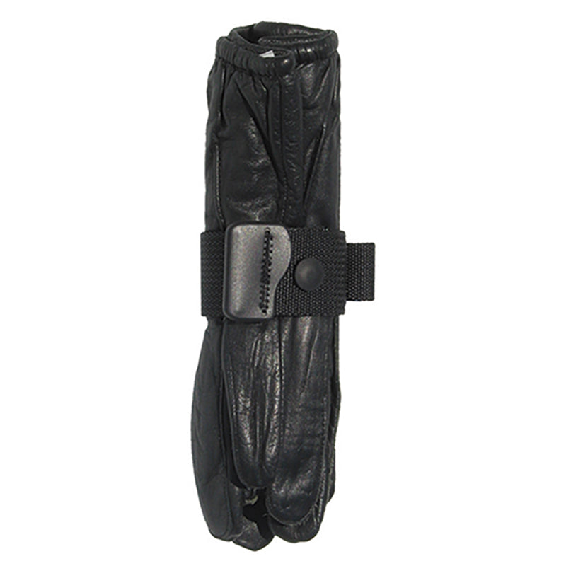 VERTICAL LEATHER GLOVE CARRIER (With Point the Dot Snap)