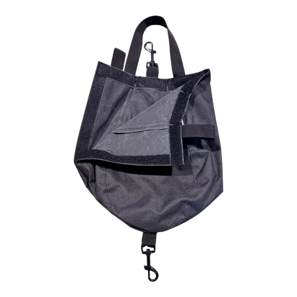 HALF OR FULL FACE MASK POUCH /BAG FOR SCBA OR RESPIRATOR (BLACK)