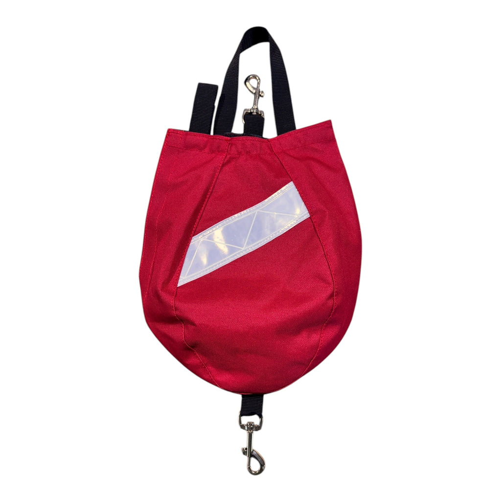 HALF OR FULL FACE MASK POUCH /BAG FOR SCBA OR RESPIRATOR (RED)