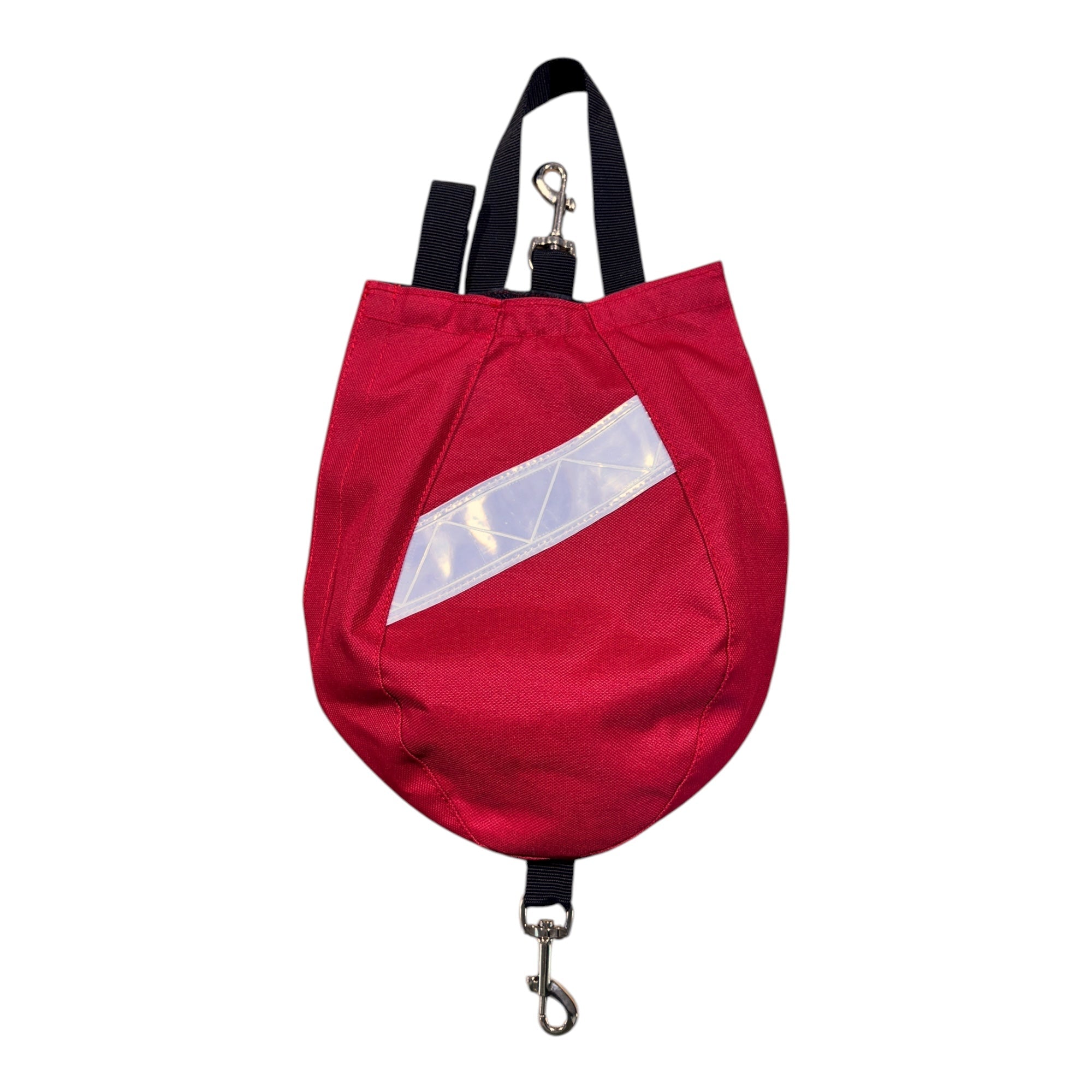 HALF OR FULL FACE MASK POUCH /BAG FOR SCBA OR RESPIRATOR (RED)