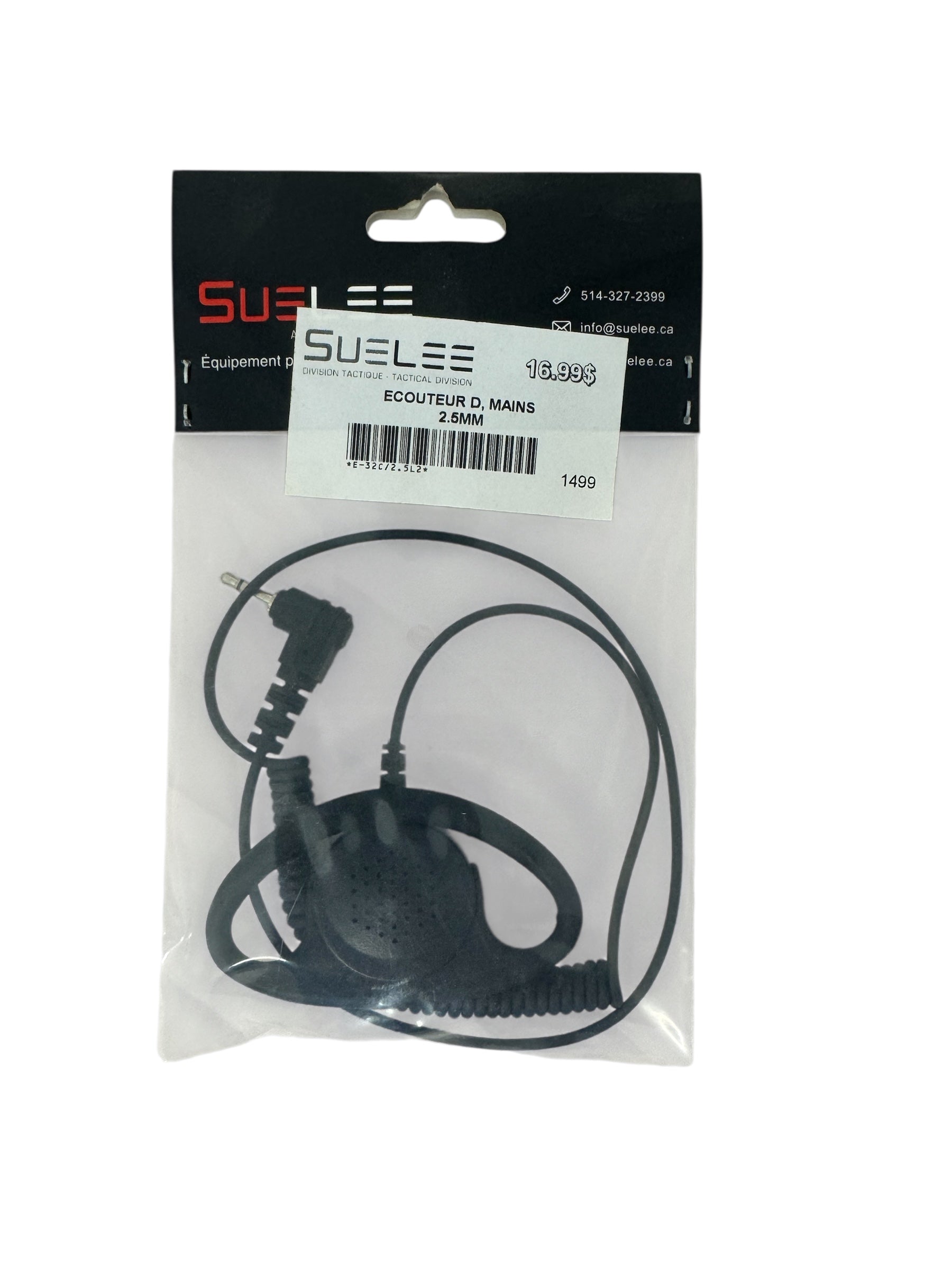 Écouteur forme D Suelee audio