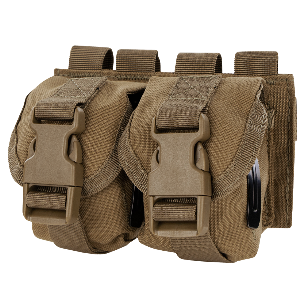 Pochette Condor — Double Frag Grenade Pouch — Brun coyote
