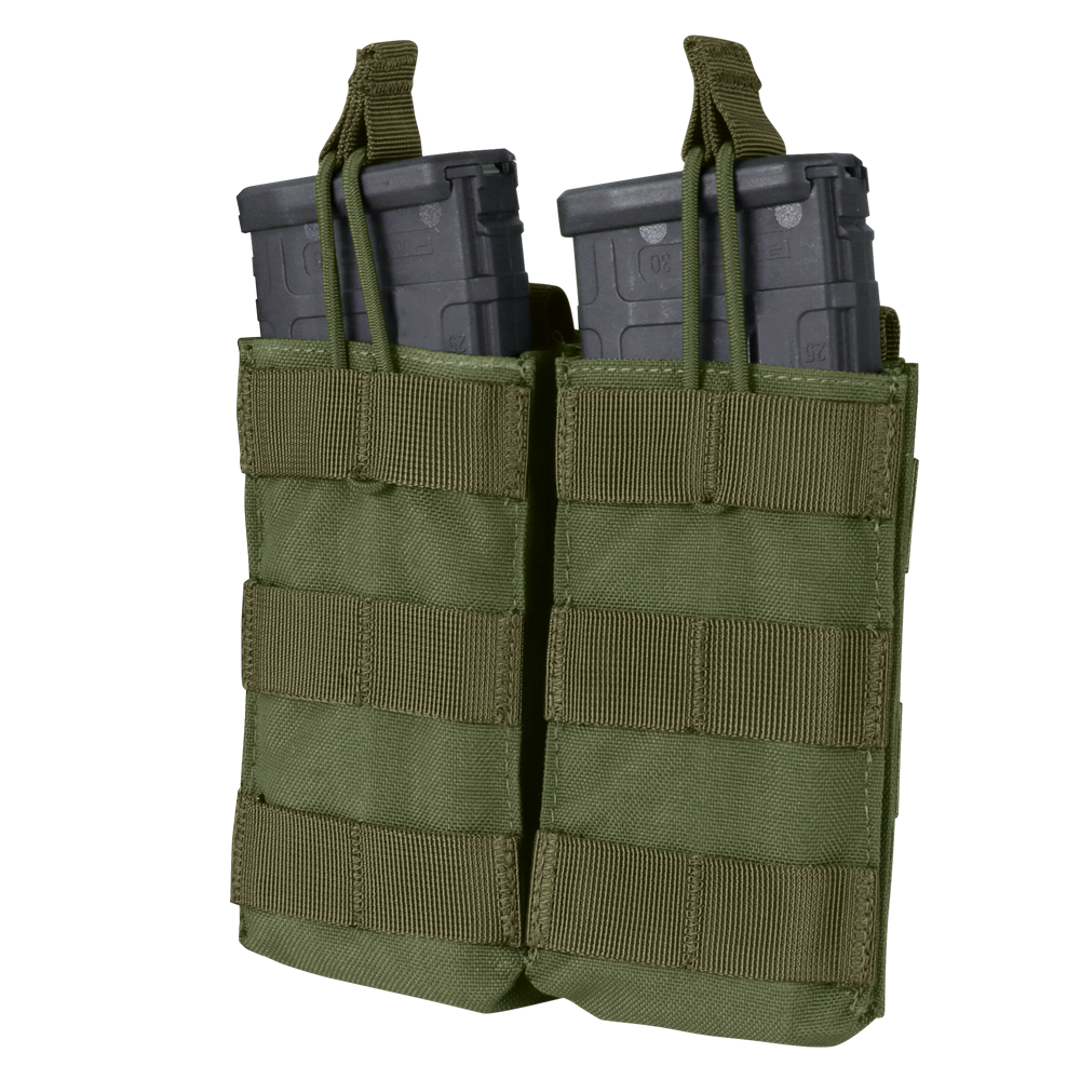 Pochette Condor — Double M4/M16 Open-Top Mag Pouch — Vert olive