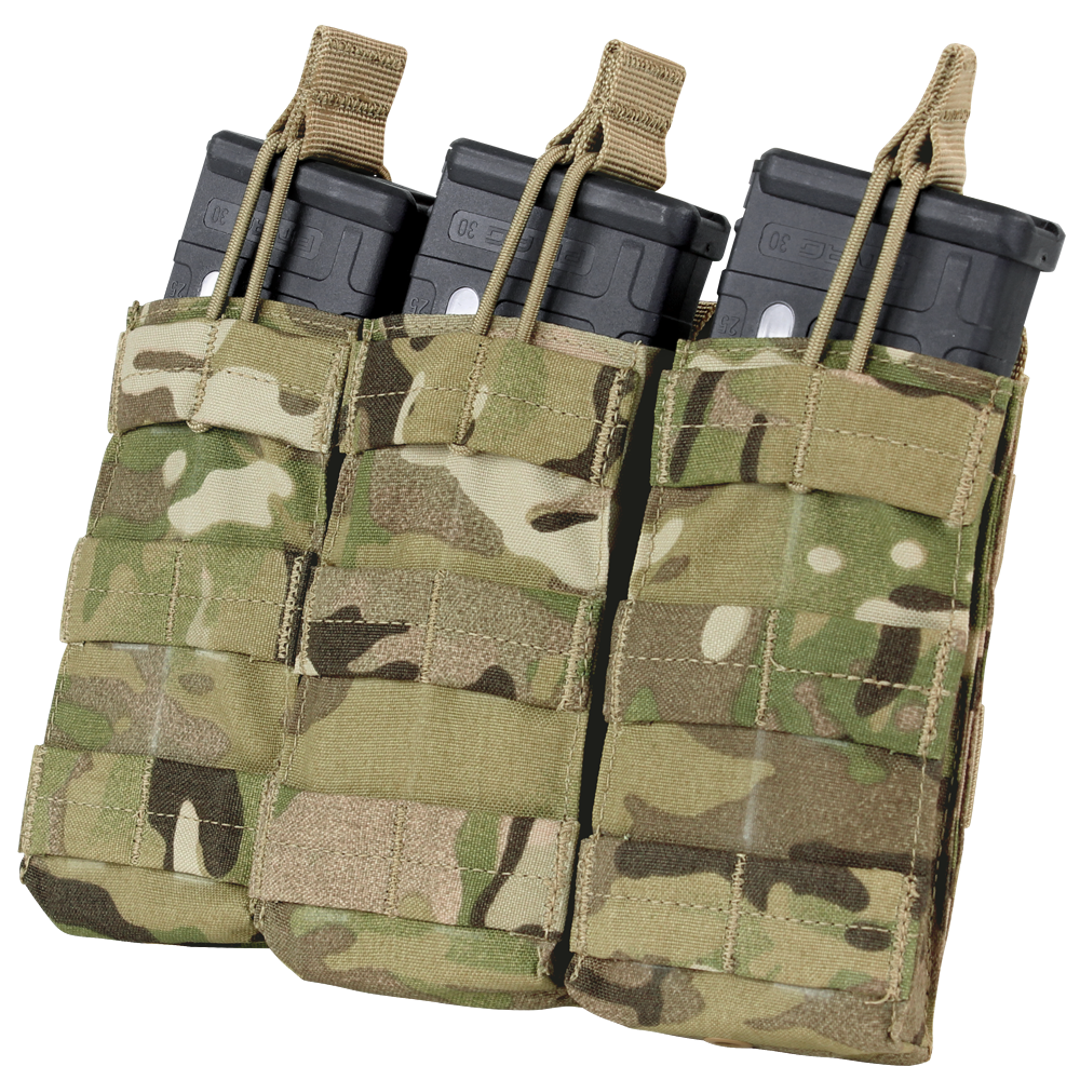 Pochette Condor — Triple M4/M16 Open-Top Mag Pouch - MultiCam — MultiCam