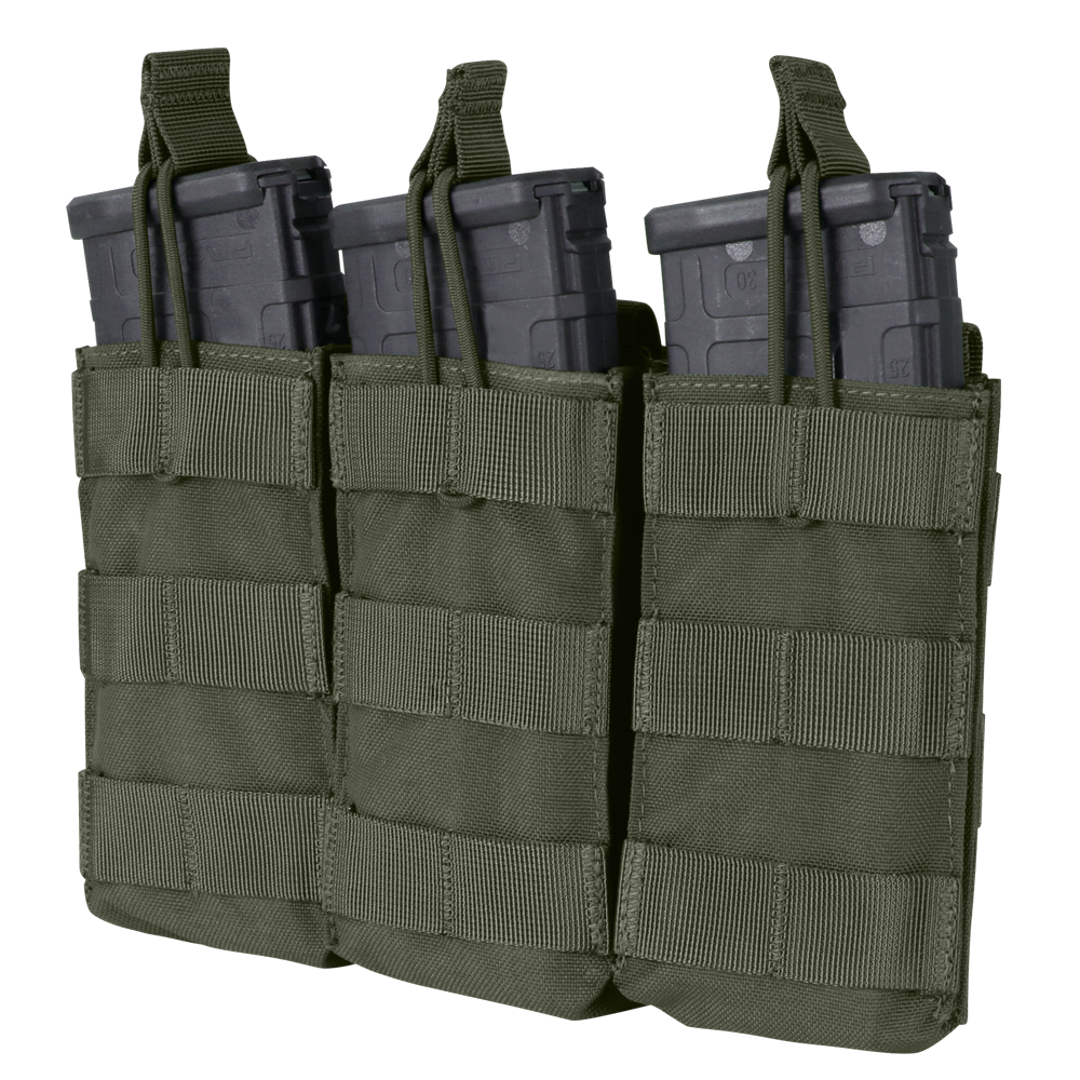 Pochette Condor — Triple M4/M16 Open-Top Mag Pouch — Vert ranger