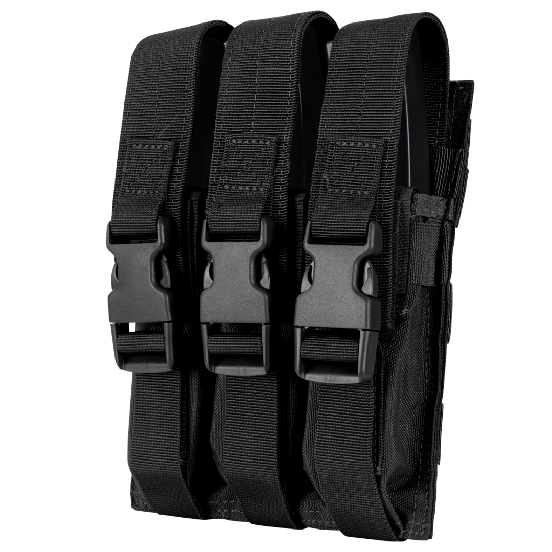 Pochette Condor — Triple MP5 Mag Pouch — Noir