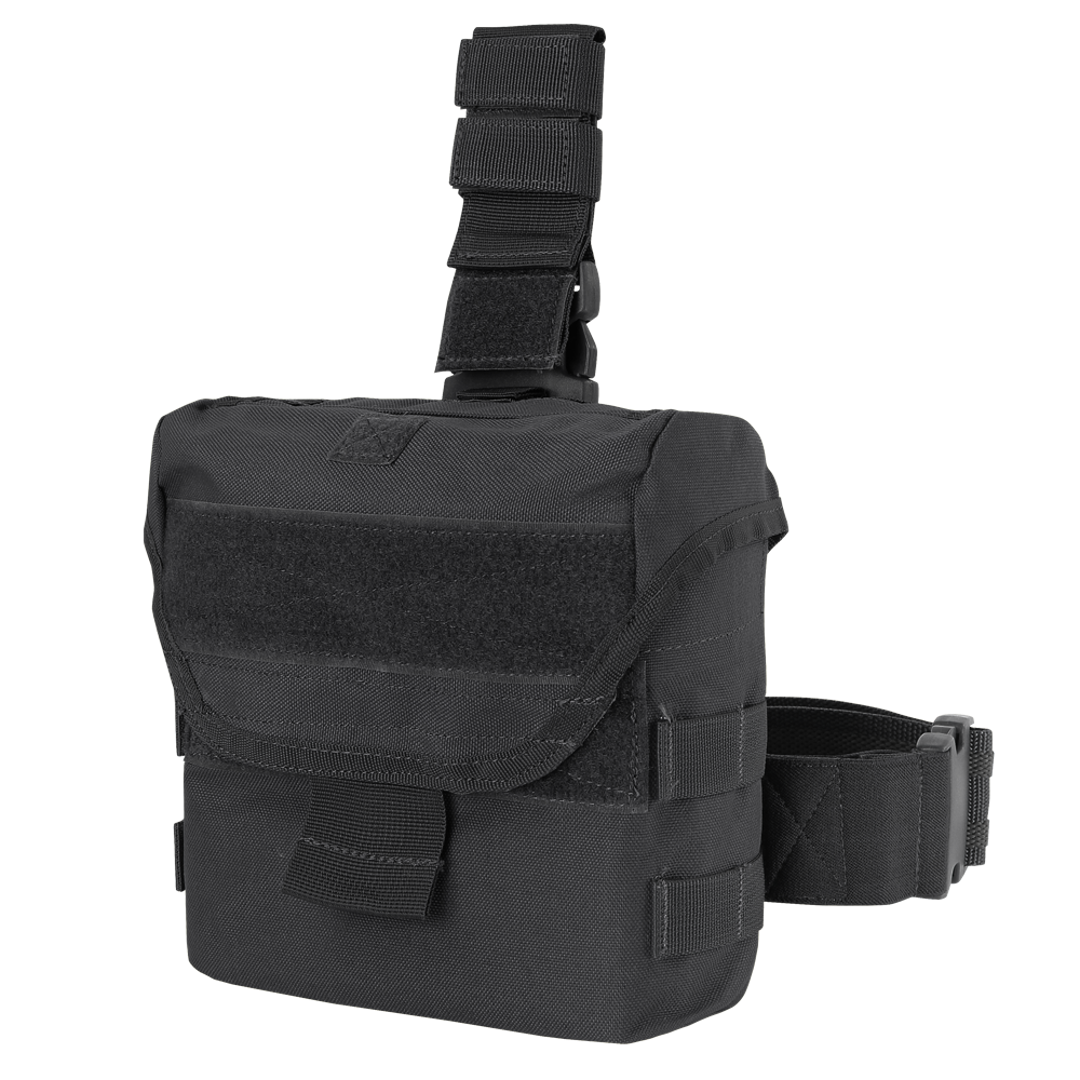 Équipement tactique Condor — Drop Leg Dump Pouch — Noir