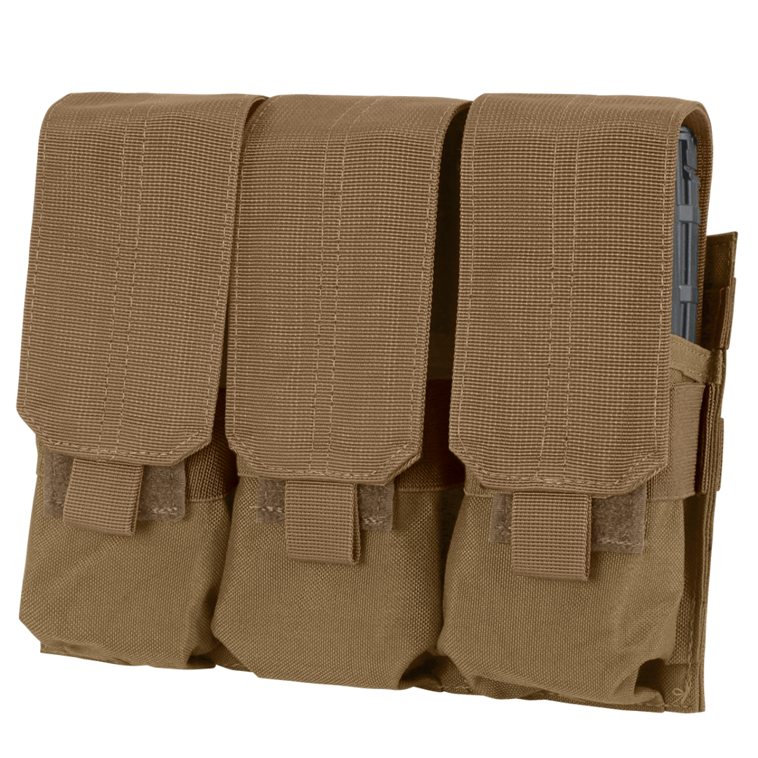 Pochette Condor — Triple M4 Mag Pouch — Brun coyote
