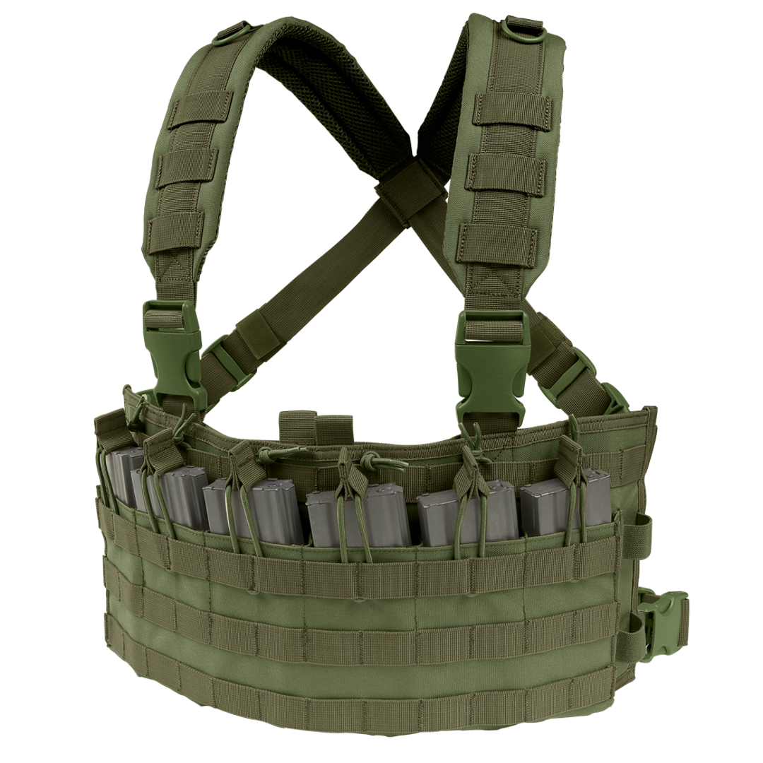 Harnais de poitrine Condor — Rapid Assault Chest Rig — Vert olive