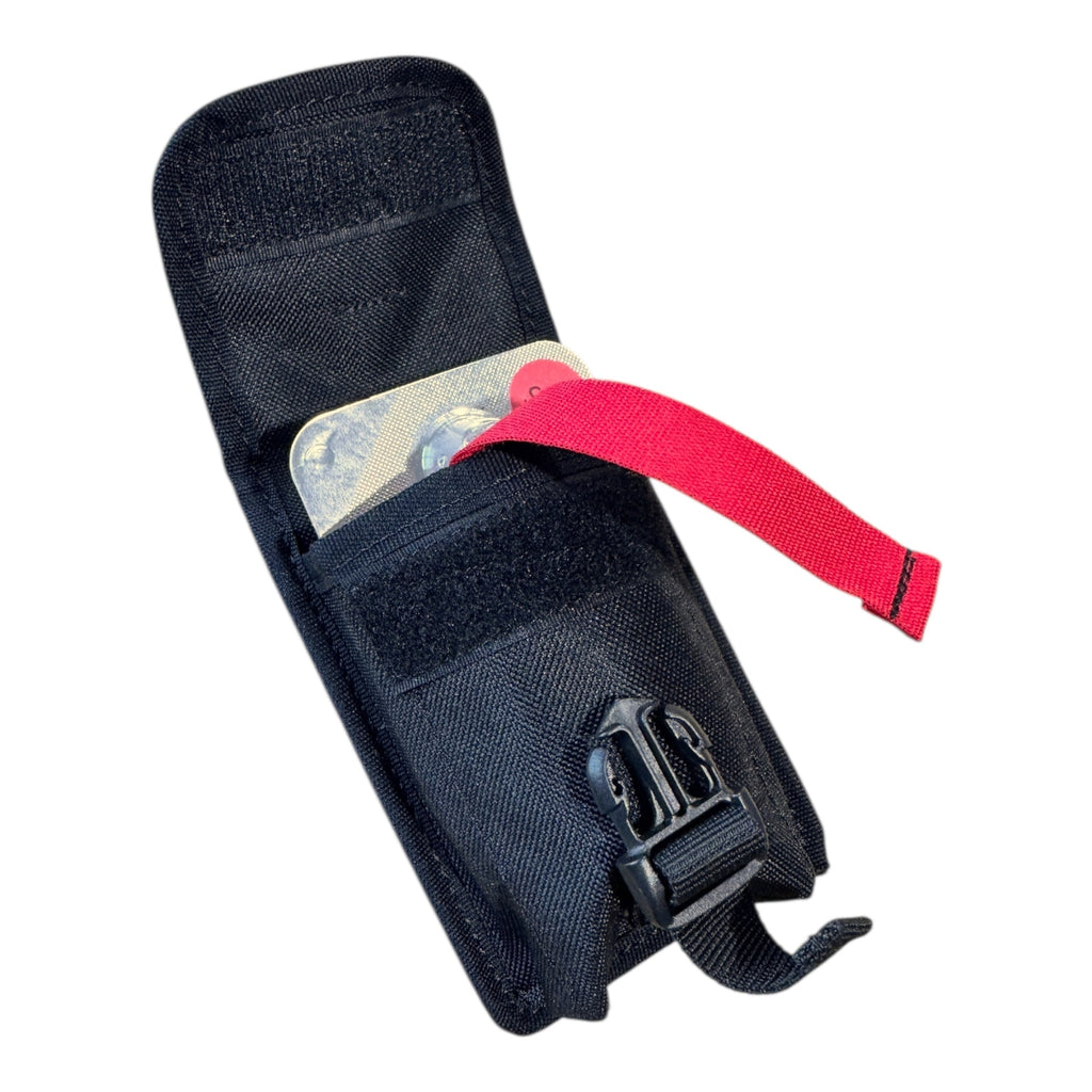 NARCAN/ NALOXONE POUCH WITH CLOSED BELT LOOP - HOLDS x2 4MG BLISTER PACKS