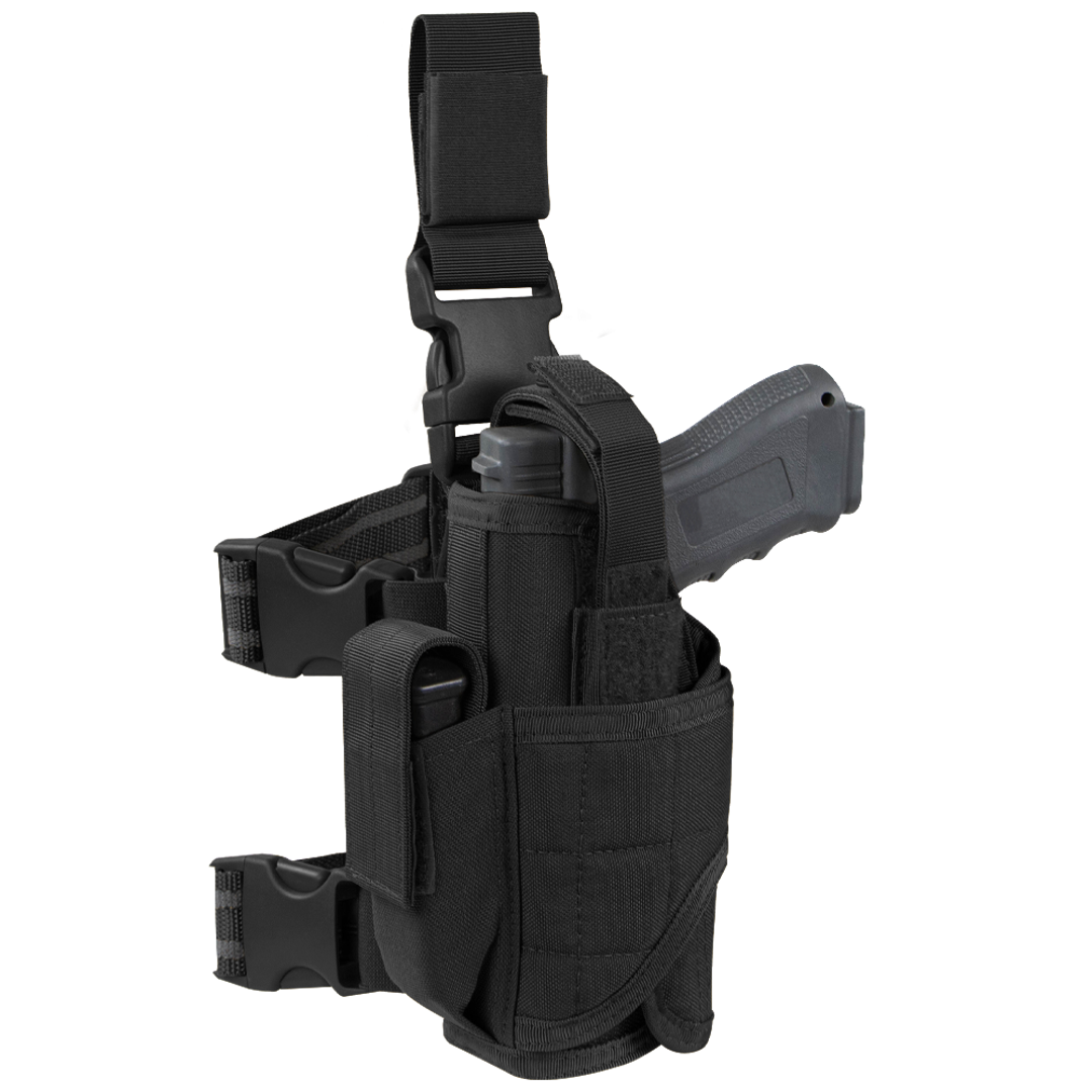 Équipement tactique Condor — Tornado Tactical Leg Holster - Left Hand — Noir