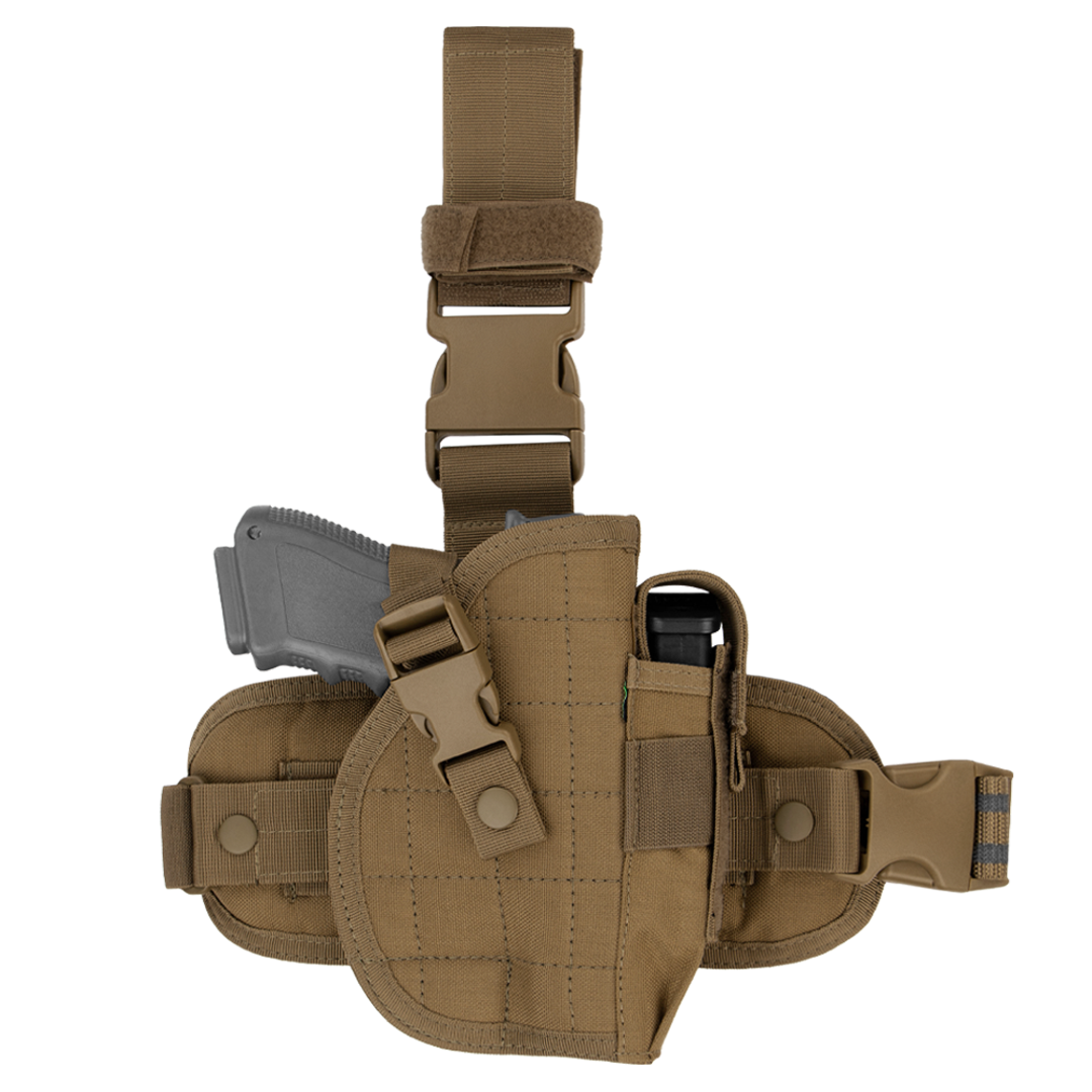 Équipement tactique Condor — Universal Leg Holster — Brun coyote